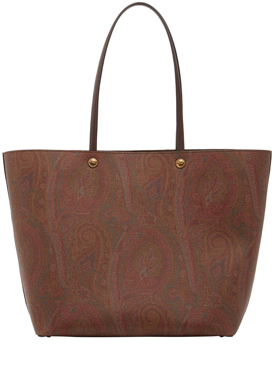 Shop Etro Xl Essential Arnica Shopping Bag In 棕色