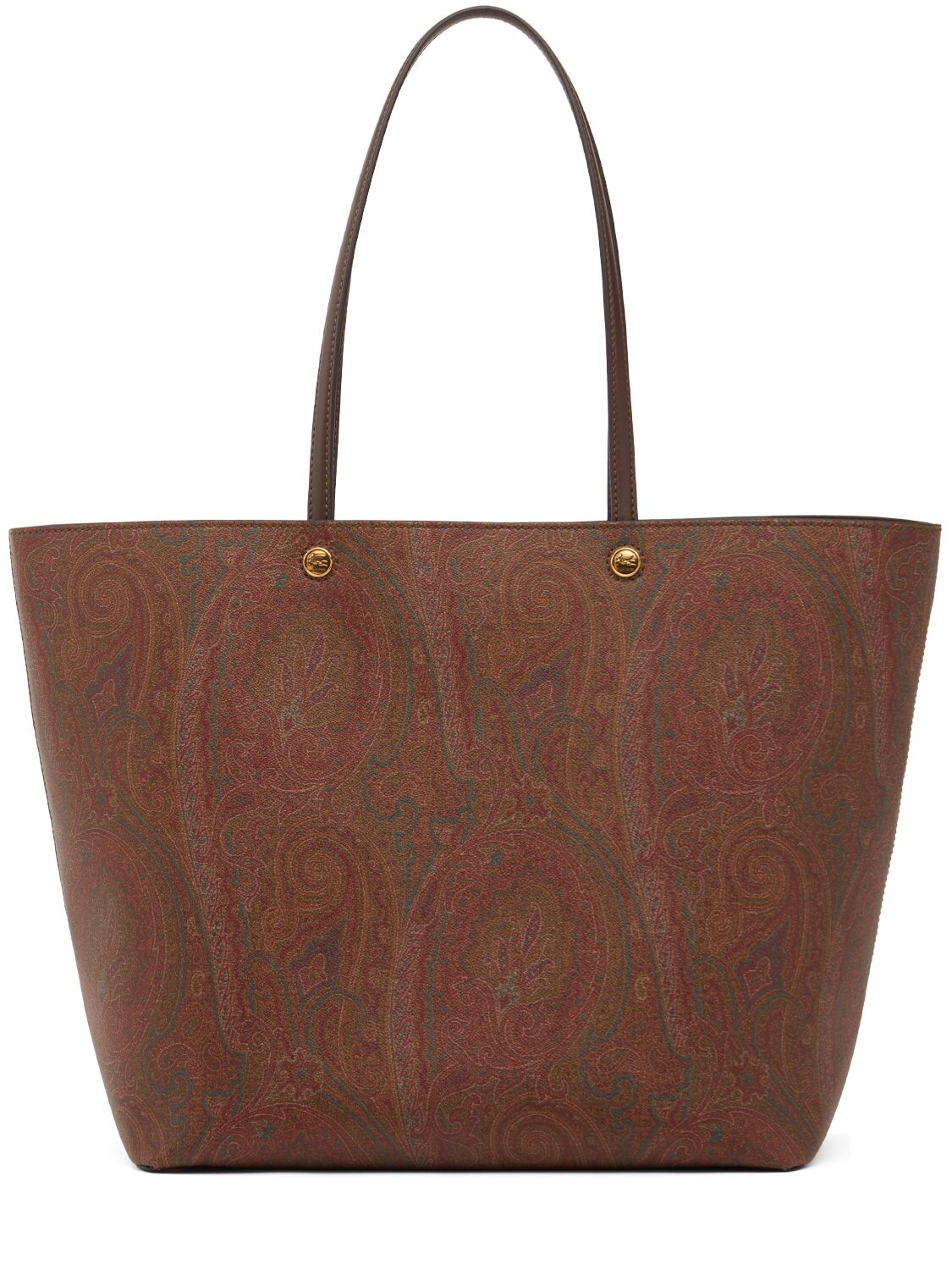 Etro Xl Essential Arnica Shopping Bag In 棕色
