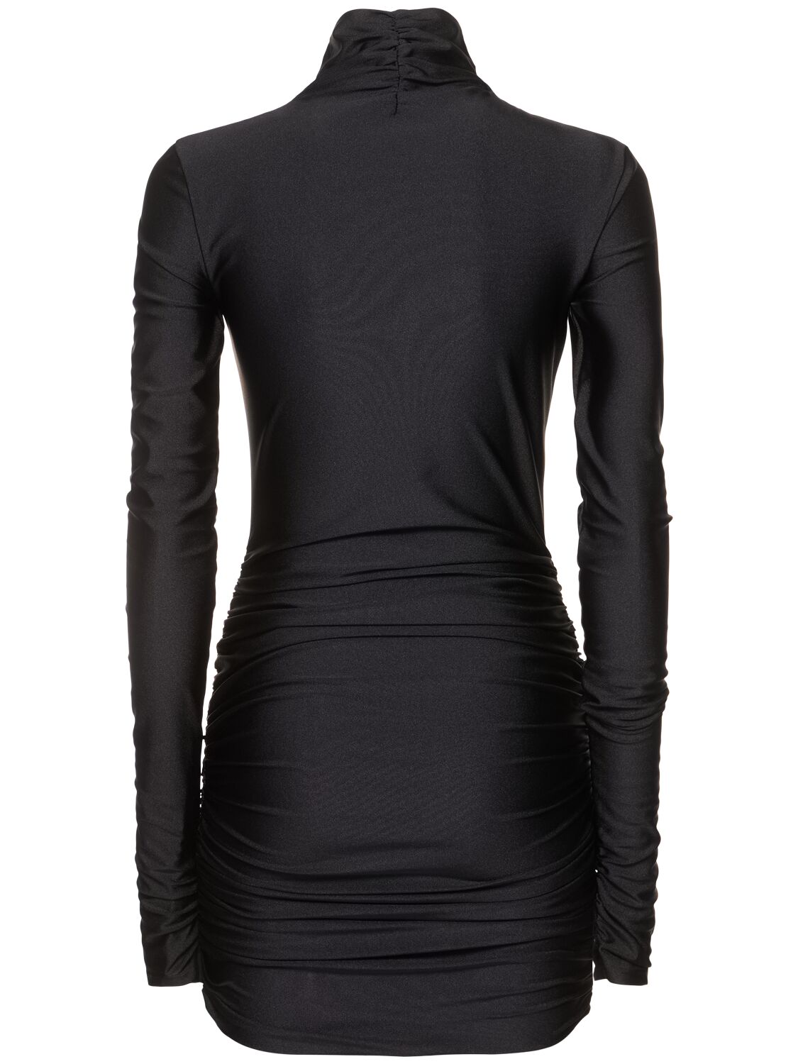 Shop The Andamane Oleandra Jersey Mini Dress In Black