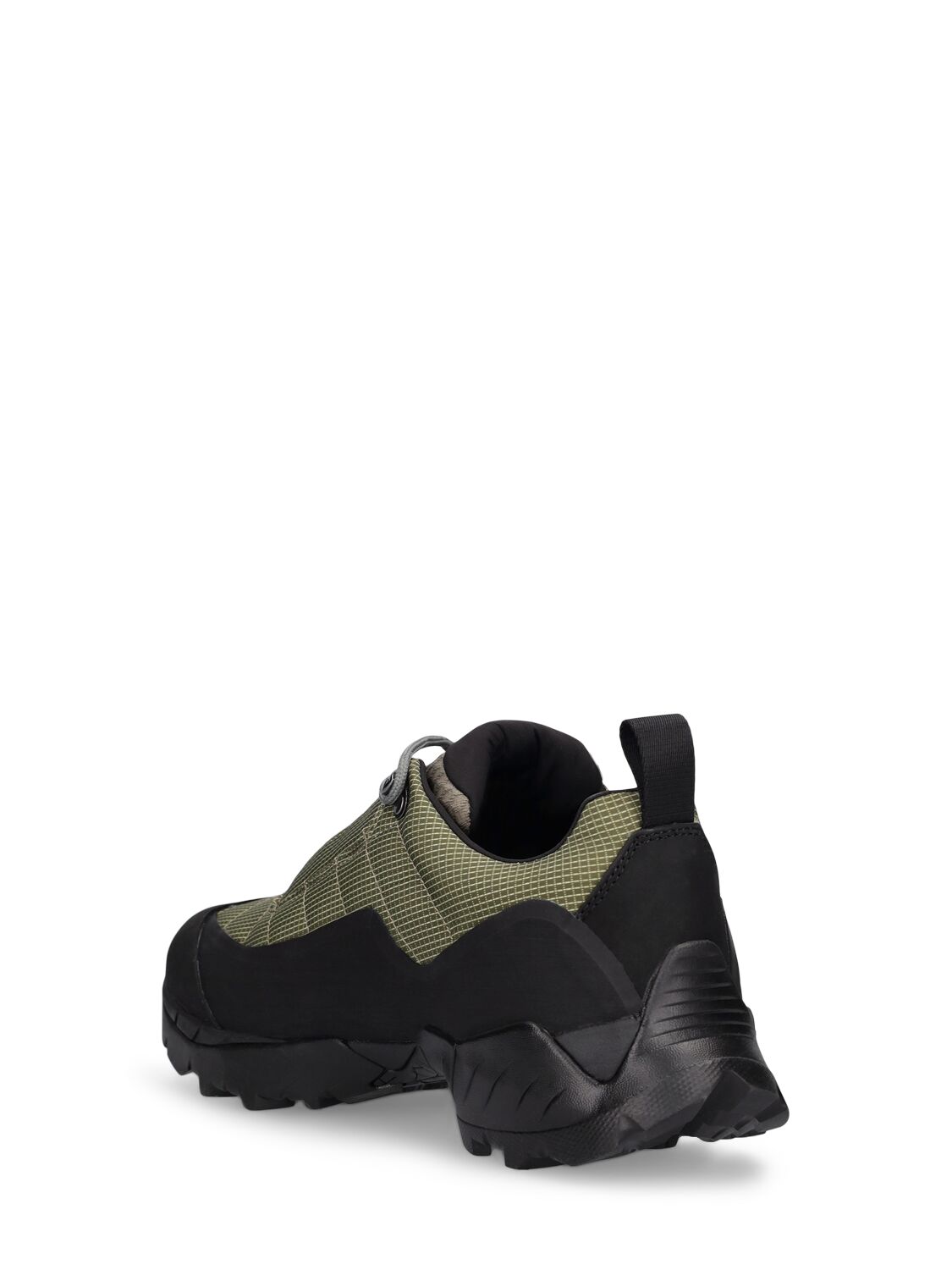 Shop Roa Katharina Tech & Leather Sneakers In Olive,black