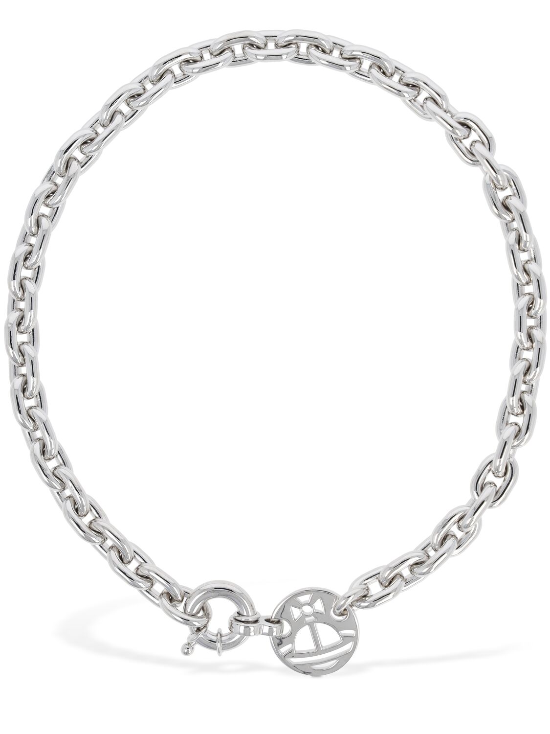Vivienne Westwood Duncan Collar Necklace In Silver