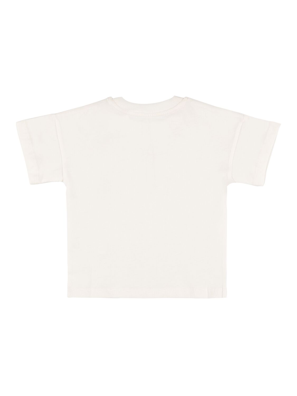 Shop Mini Rodini Embroidered Cotton T-shirt In White