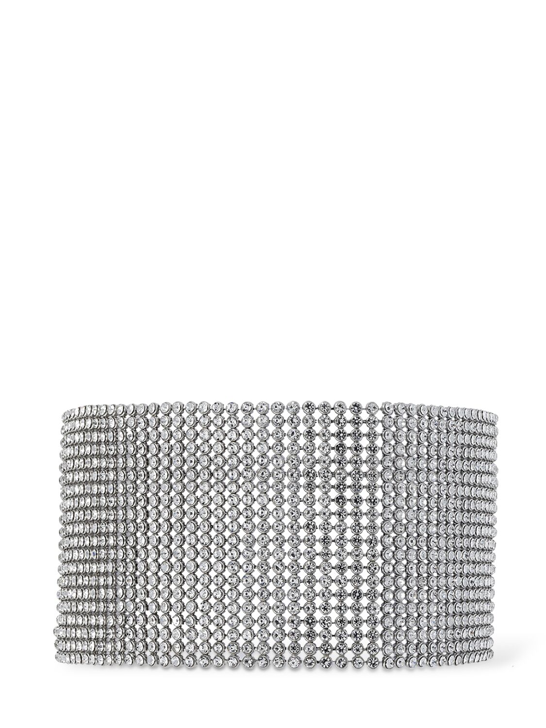 Rabanne Crystal Bracelet In Silver