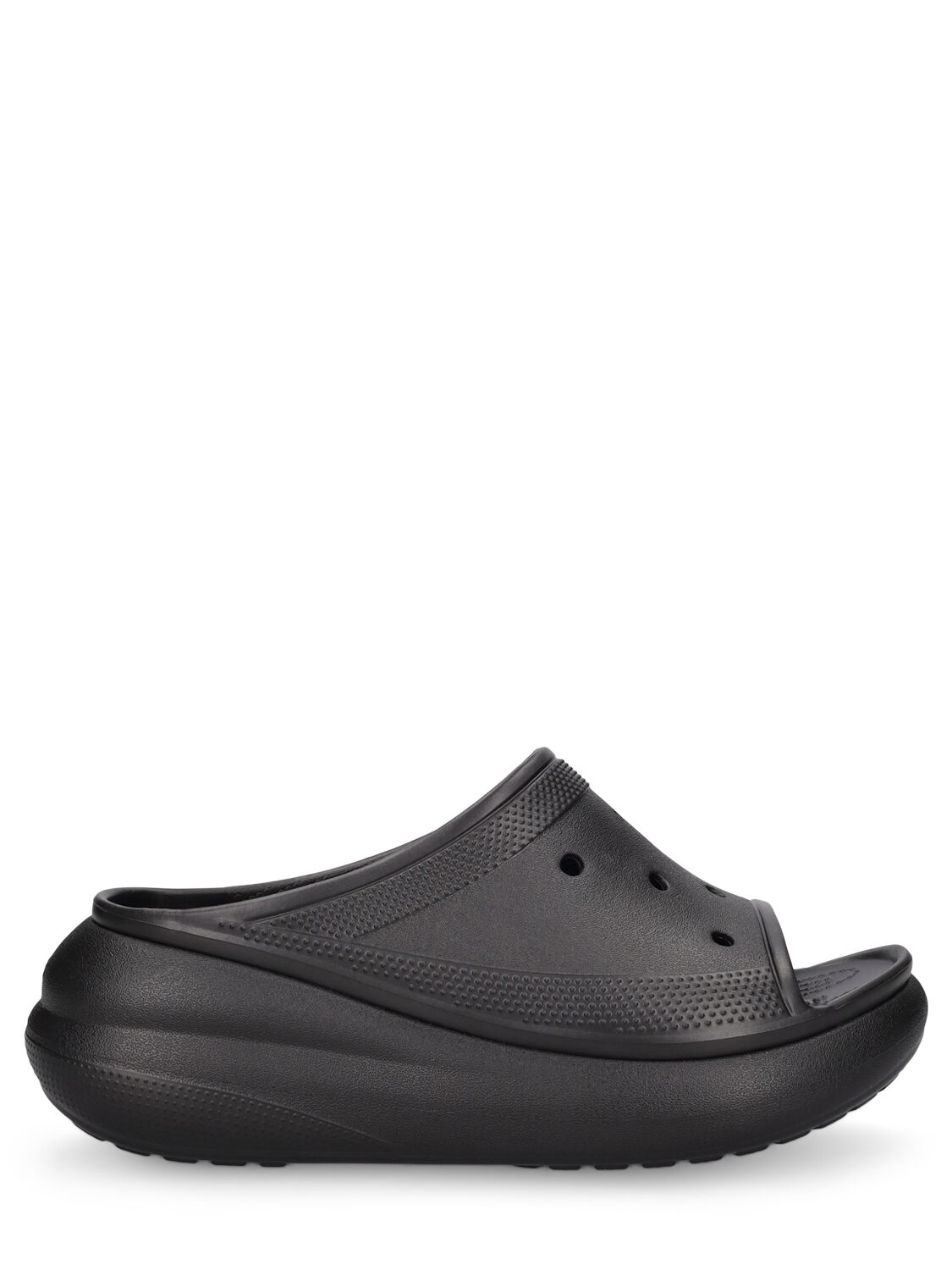Crocs Classic Crush Slides In Black