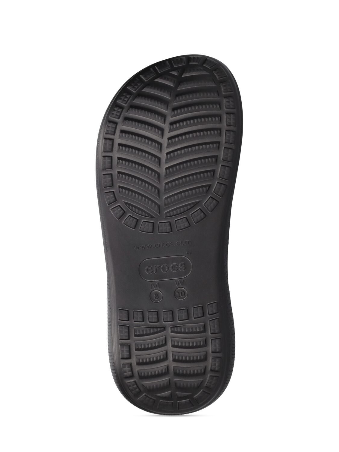 Shop Crocs Classic Crush Slides In Black