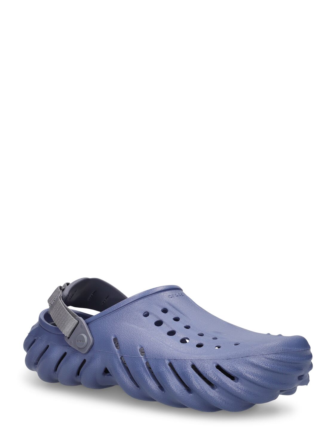 Shop Crocs Echo Clogs In Bijou Blue