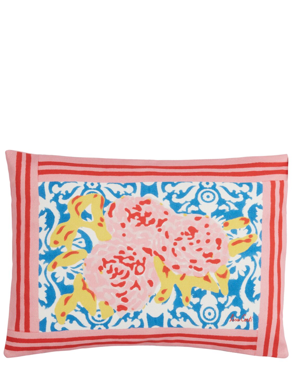 Lisa Corti Dam Dam Veronese Baby Pillow In Pink