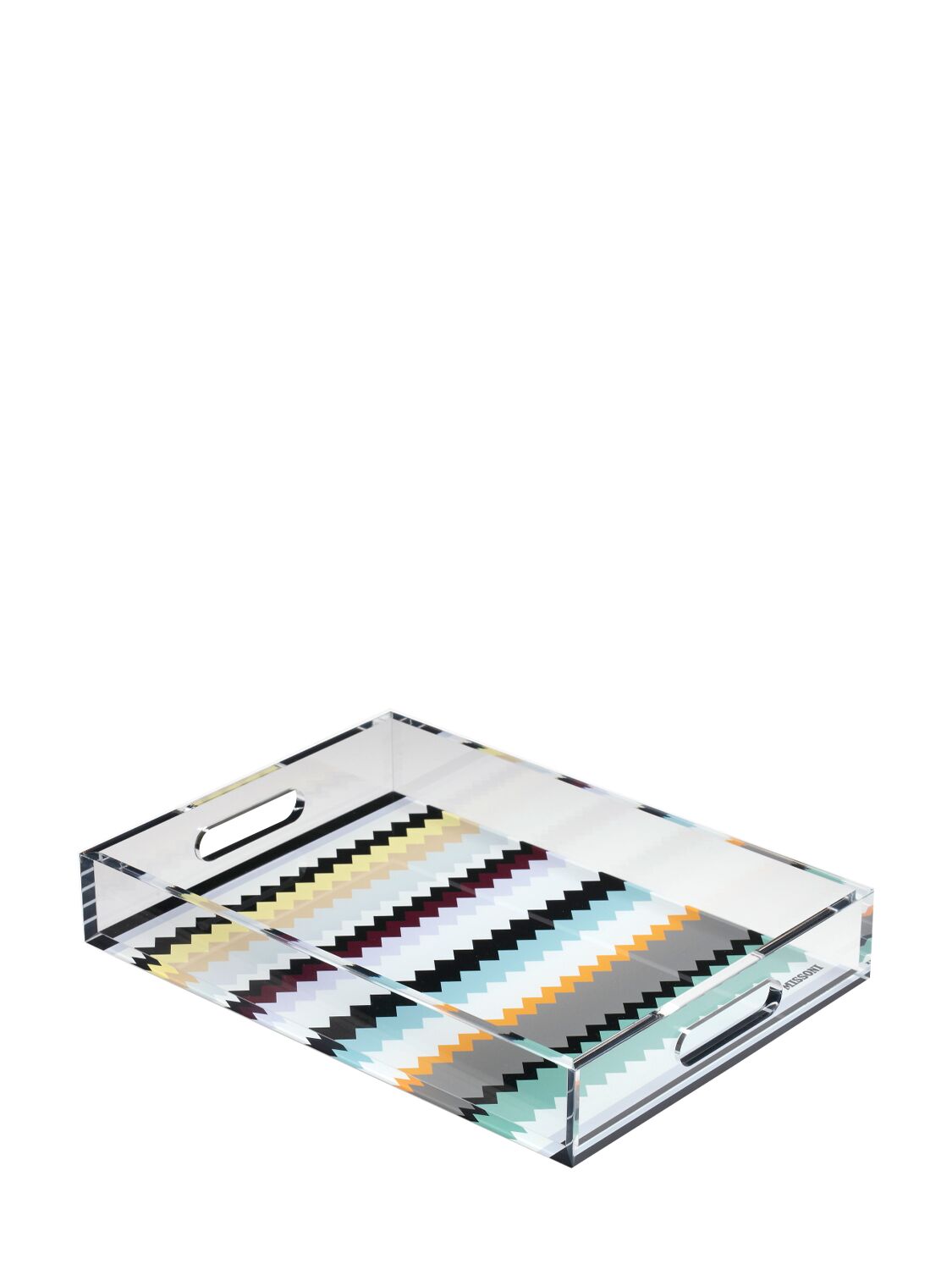 Missoni Home Collection Curt Medium Tray In Multicolor