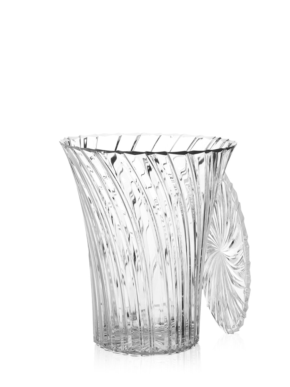 Shop Kartell Sparkle Stool In Crystal