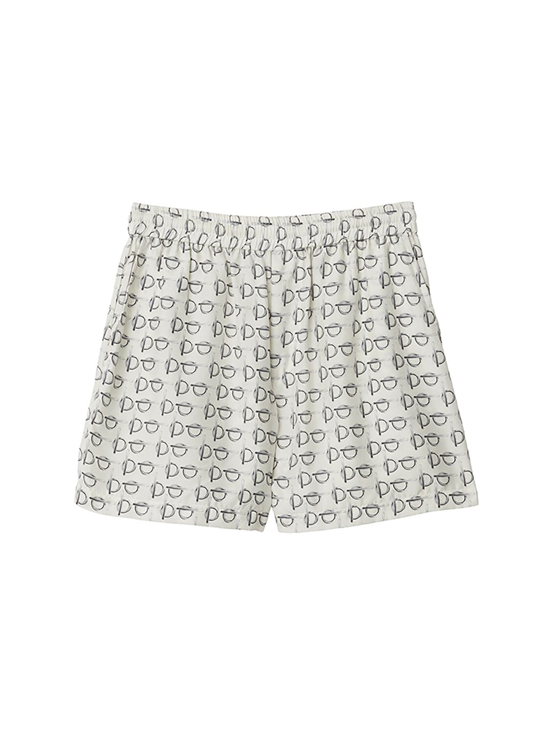 Image of Tailored Silk Shorts