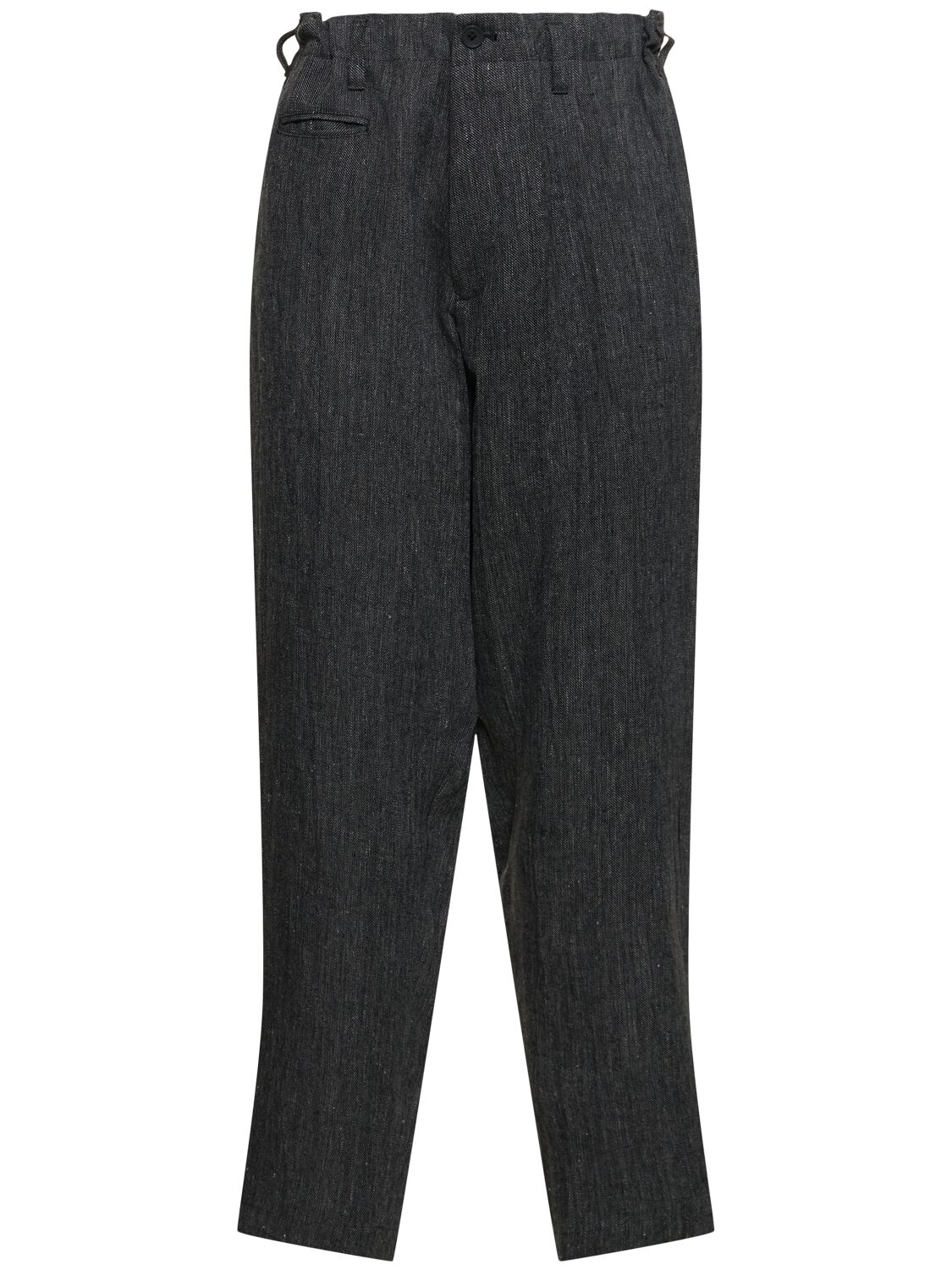 Image of G-coin Pocket Slim Linen Pants