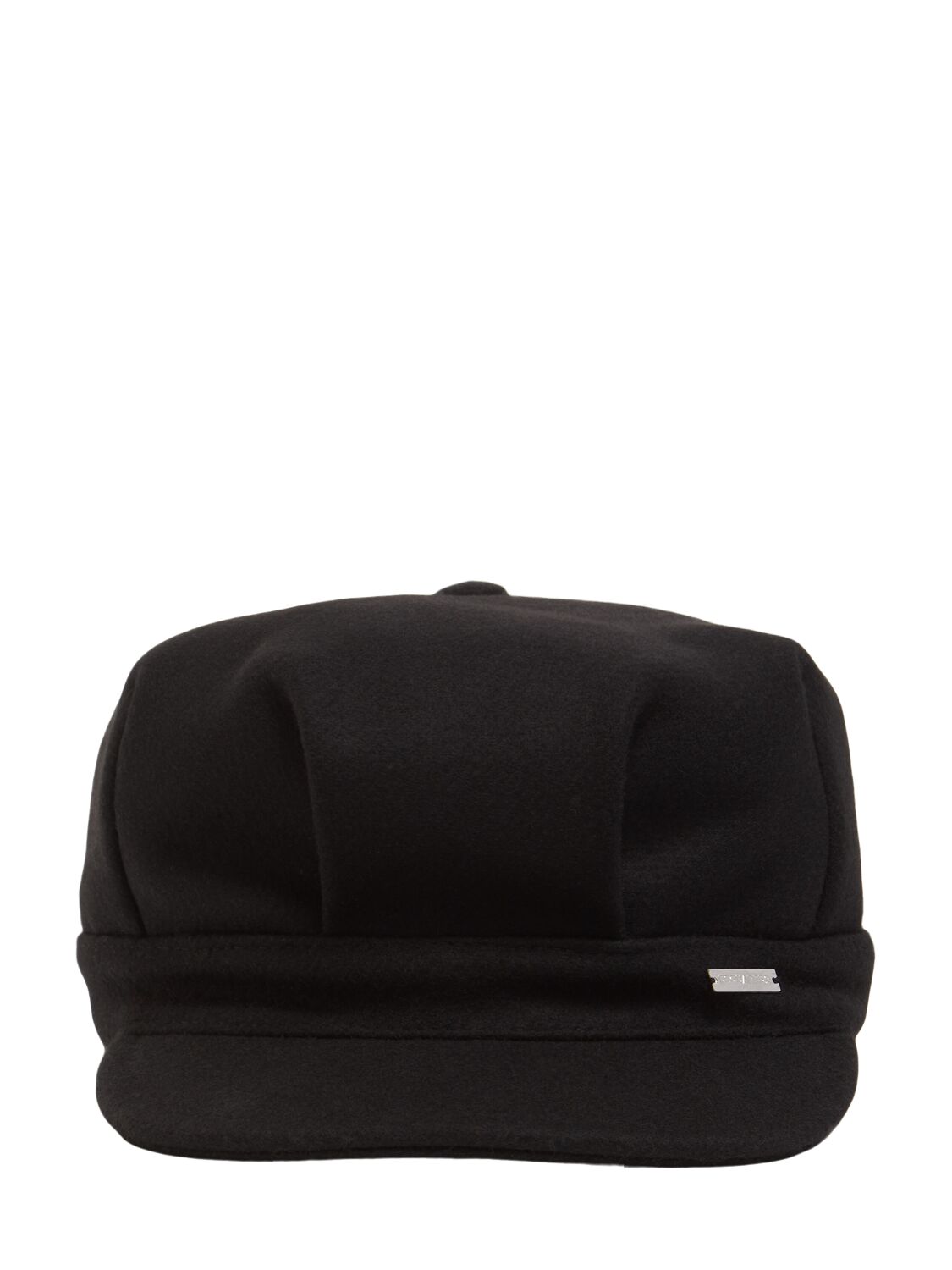 Dsquared2 Hat-titude Wool Blend Cap In Black