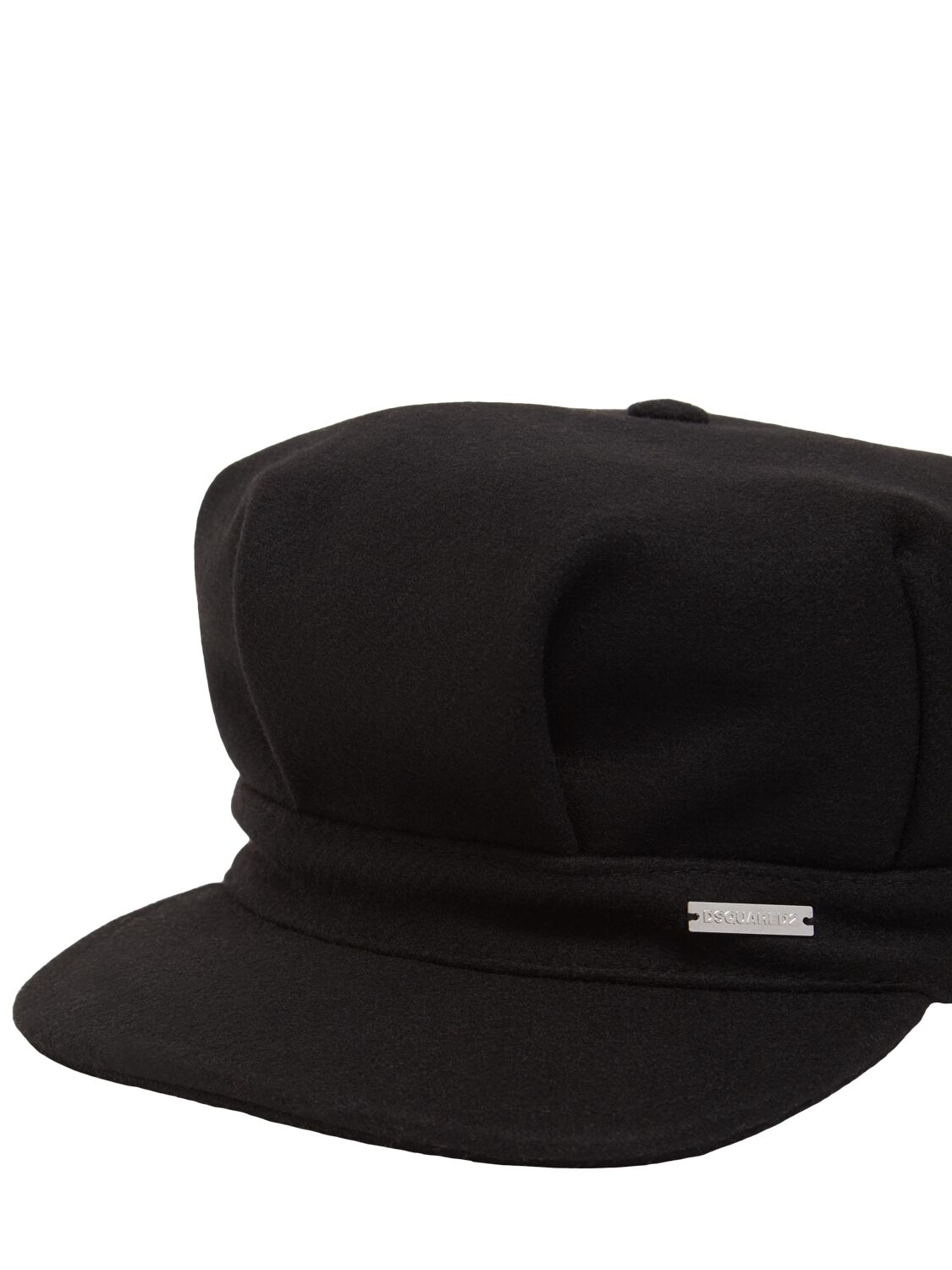 Shop Dsquared2 Hat-titude Wool Blend Cap In Black