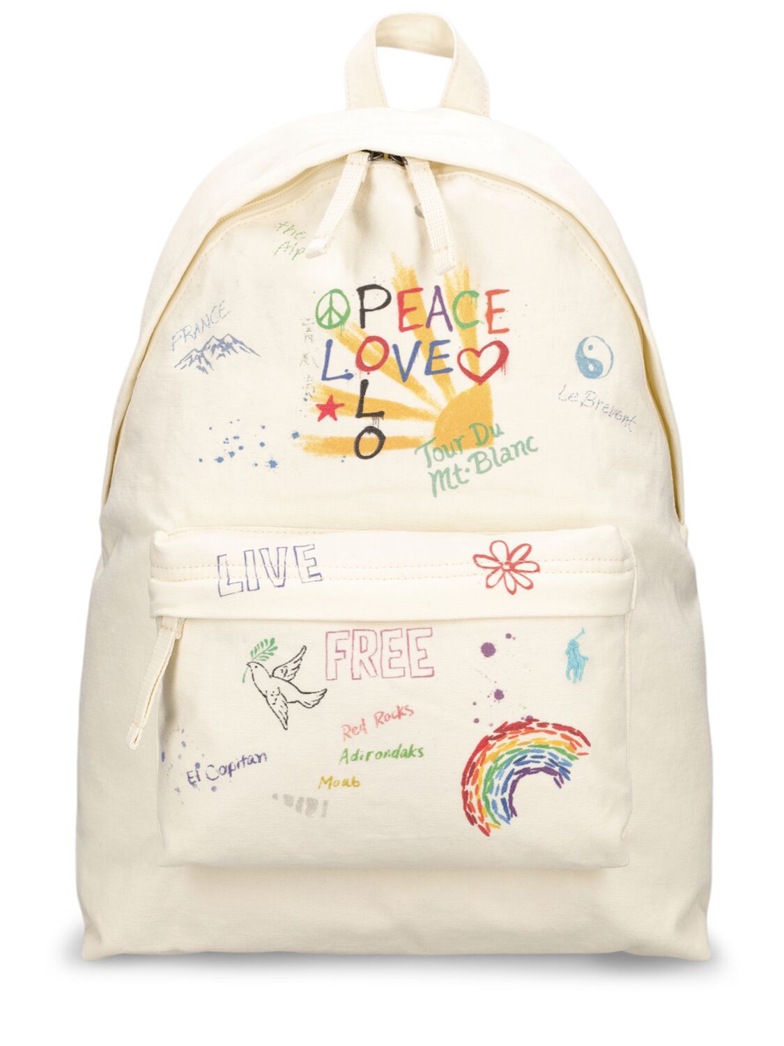 Image of Love Printed Backpack