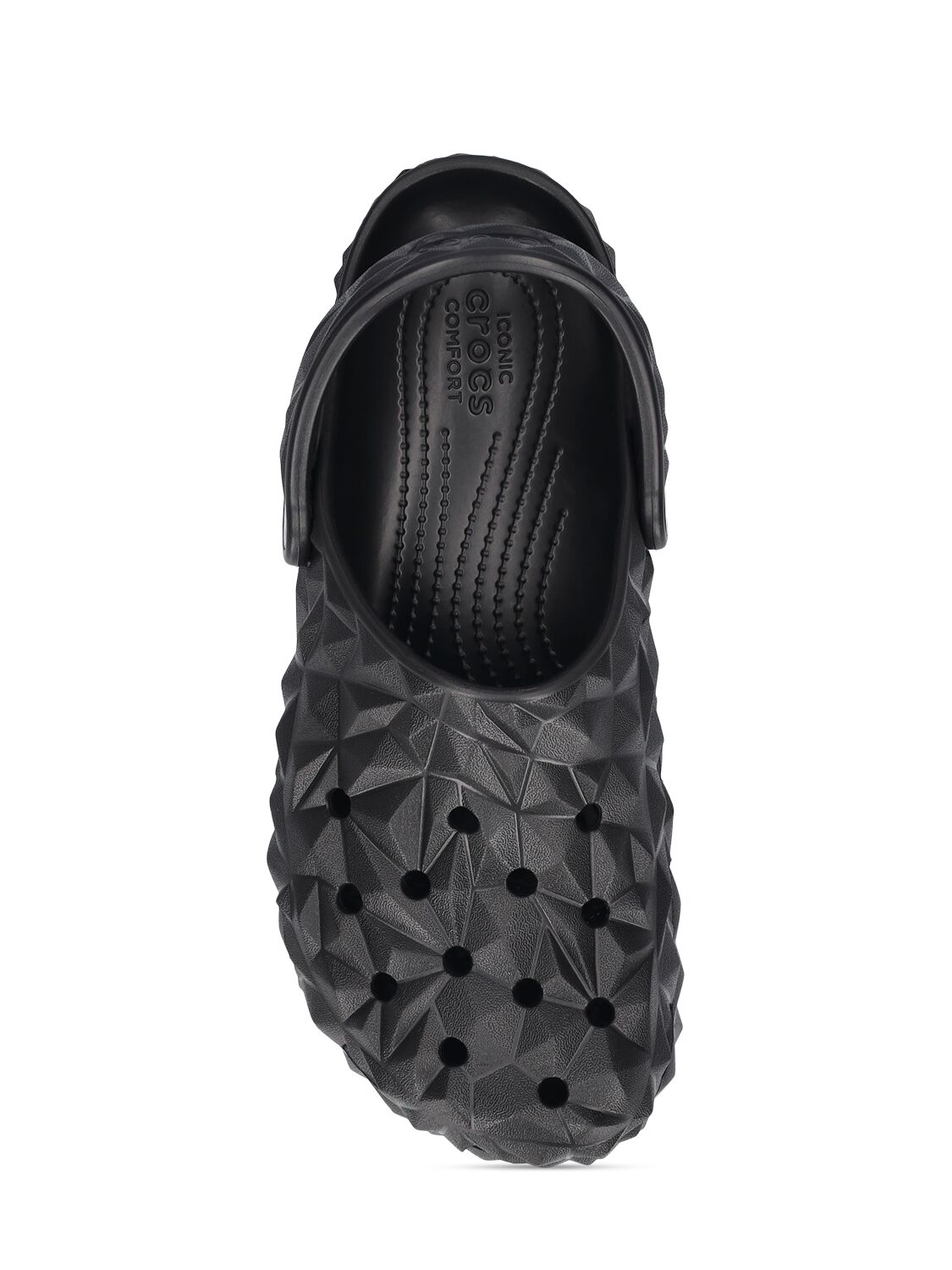 Shop Crocs Classic Geometric Clogs In Black