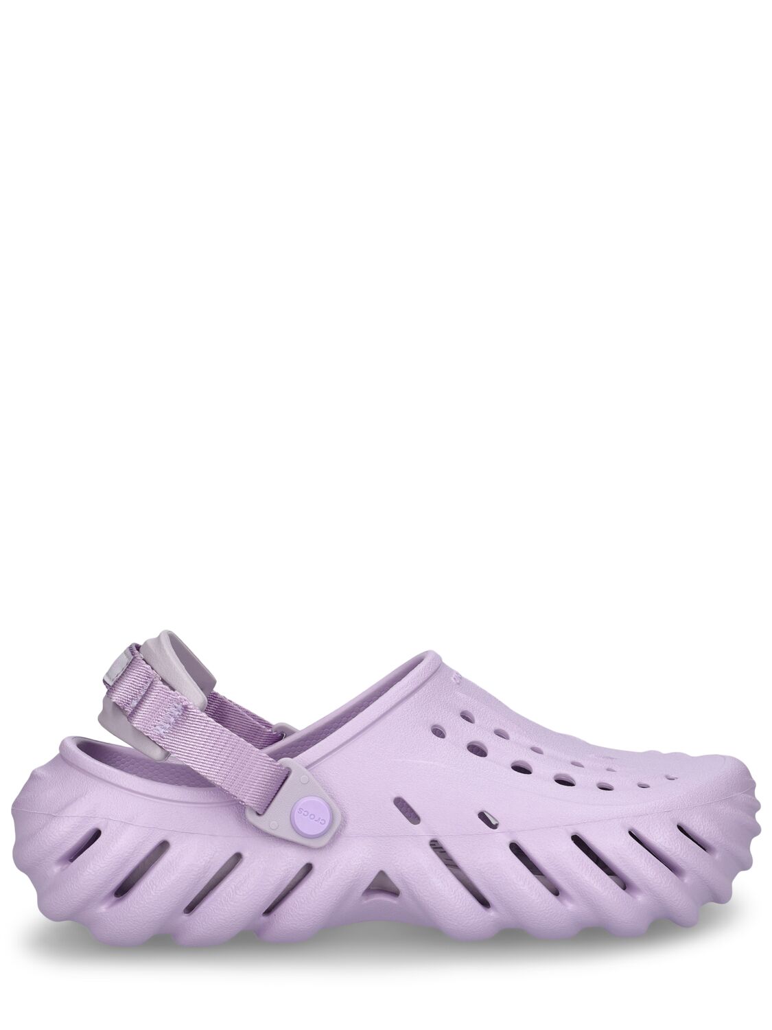 Shop Crocs Echo Clogs In Lavender