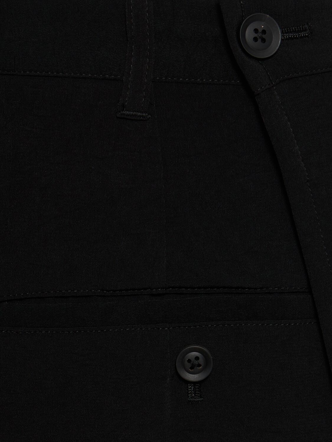 Shop Yohji Yamamoto R-standard Hakama Tech Blend Pants In Black