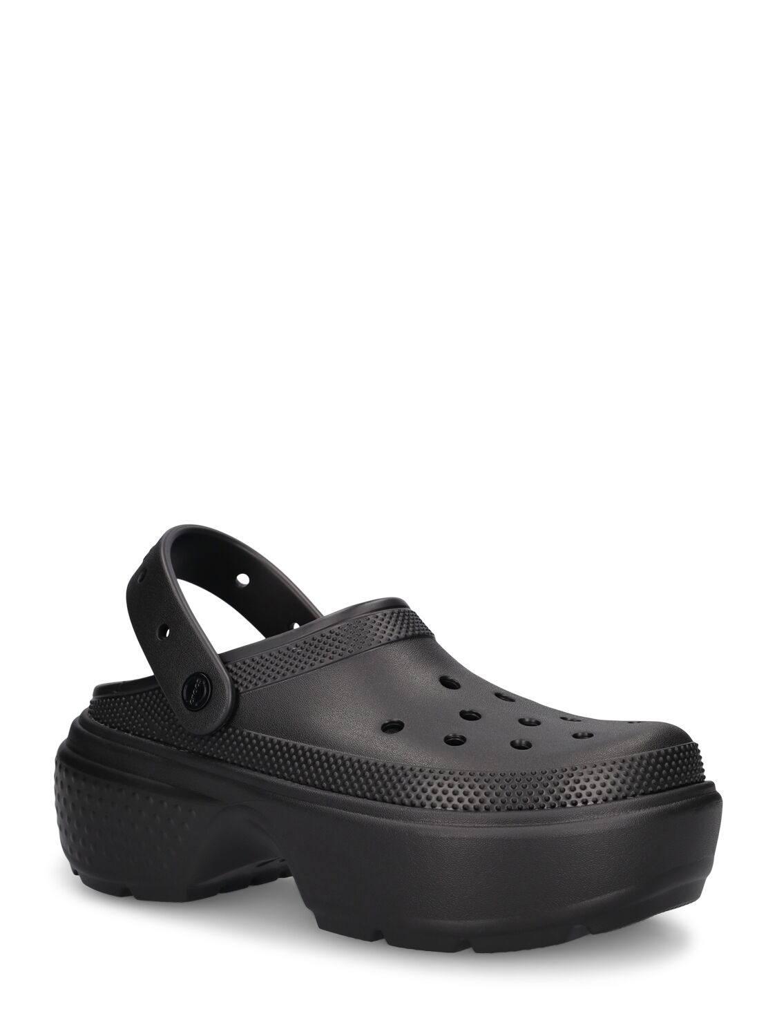 Shop Crocs Stomp Clogs In Black