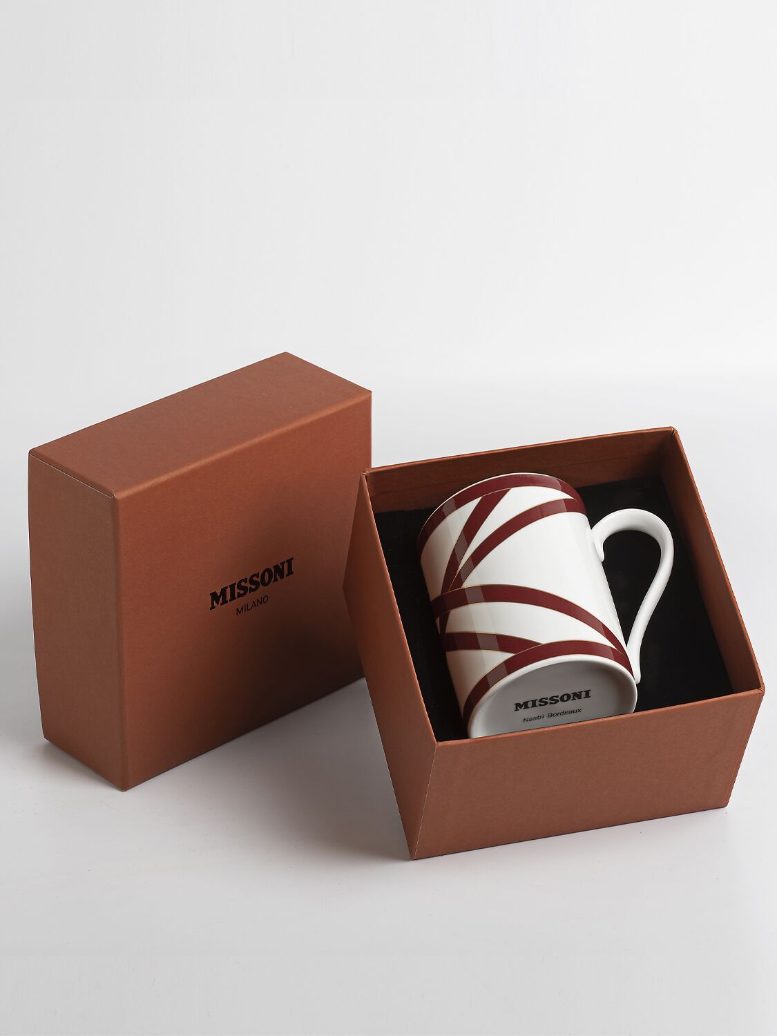 Shop Missoni Home Collection Nastri Bordeaux Mug In Red