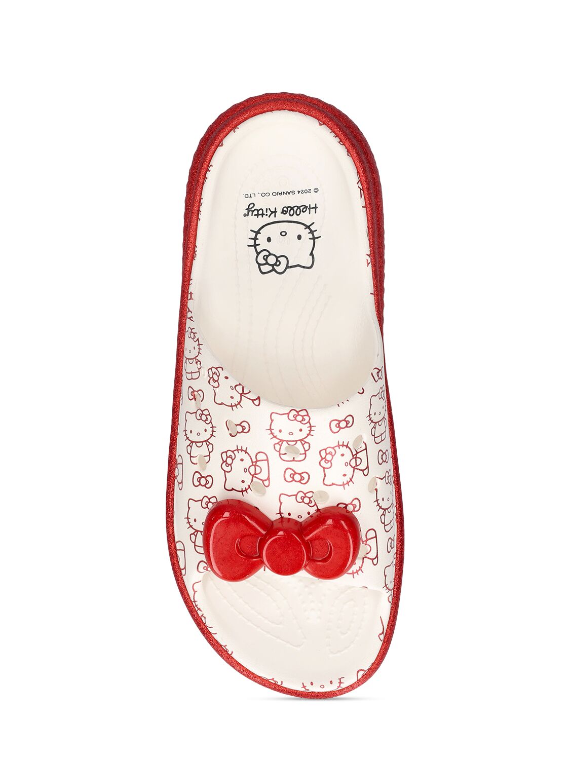Shop Crocs Hello Kitty Stomp Slides In White