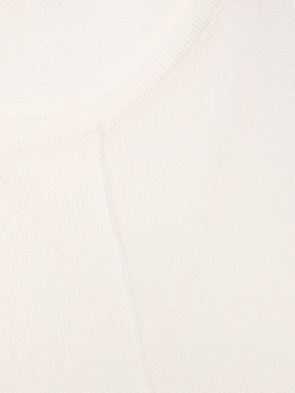 St.agni Semi Sheer Loop Top In White