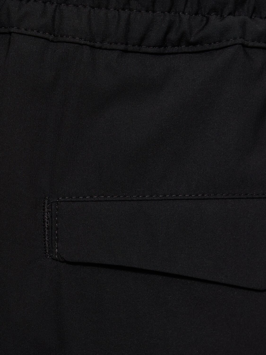 Shop Pt Torino Omega Tech Cotton Poplin Pants In Black