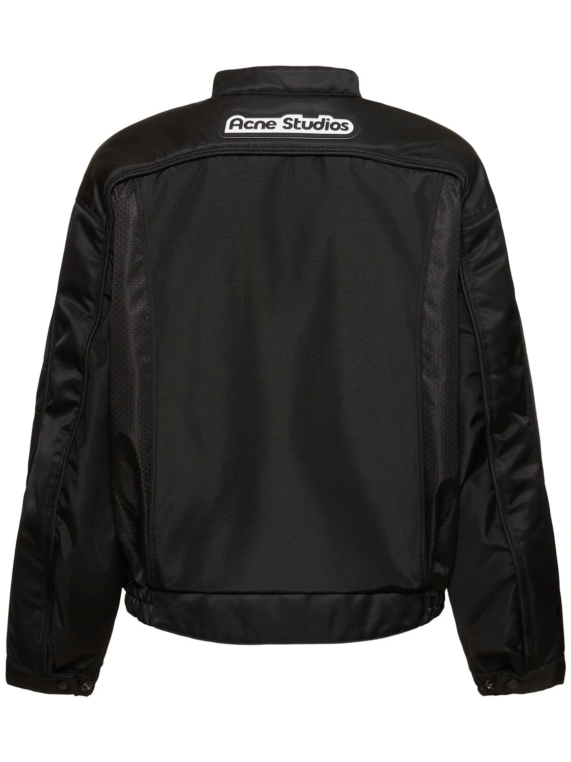 Shop Acne Studios Odordo Tech Casual Jacket In Black