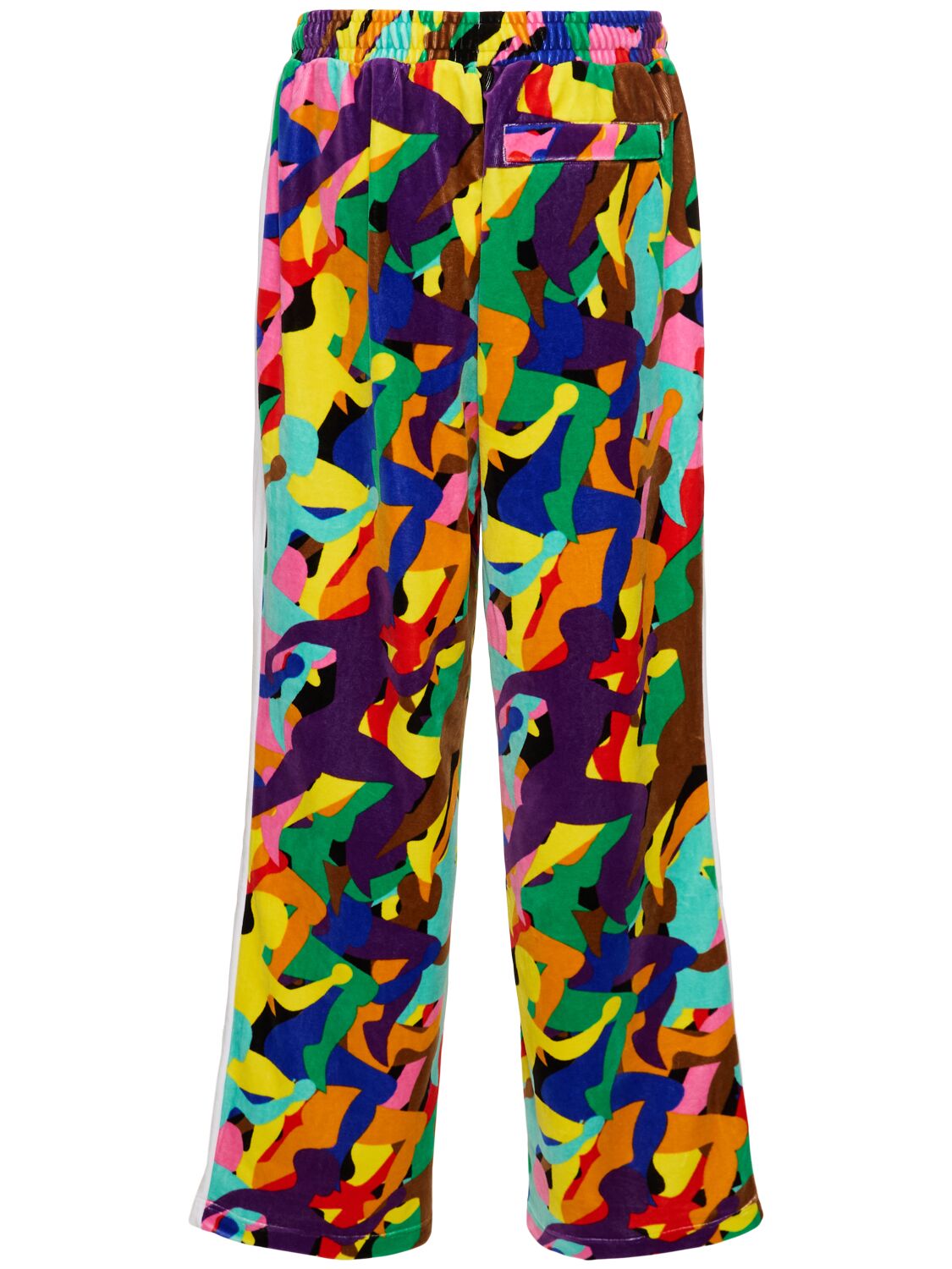 Shop Puma T7 Velour Track Pants In Multicolor