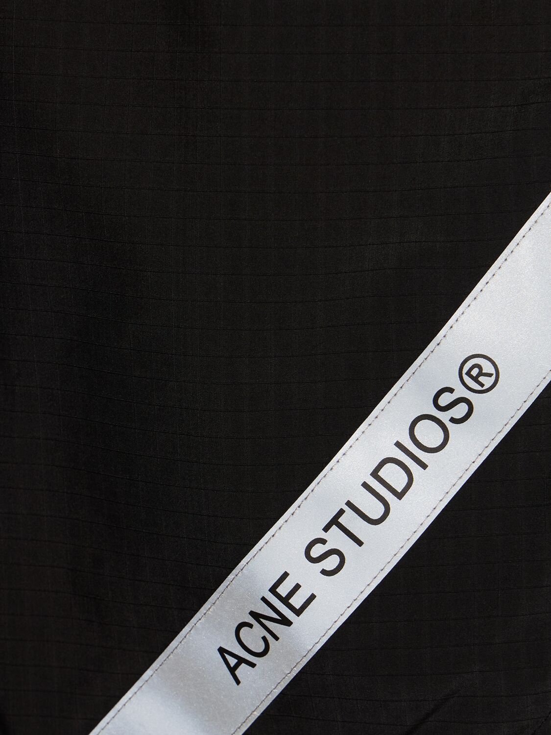 Shop Acne Studios Walter Ripstop Swim Shorts In 黑色