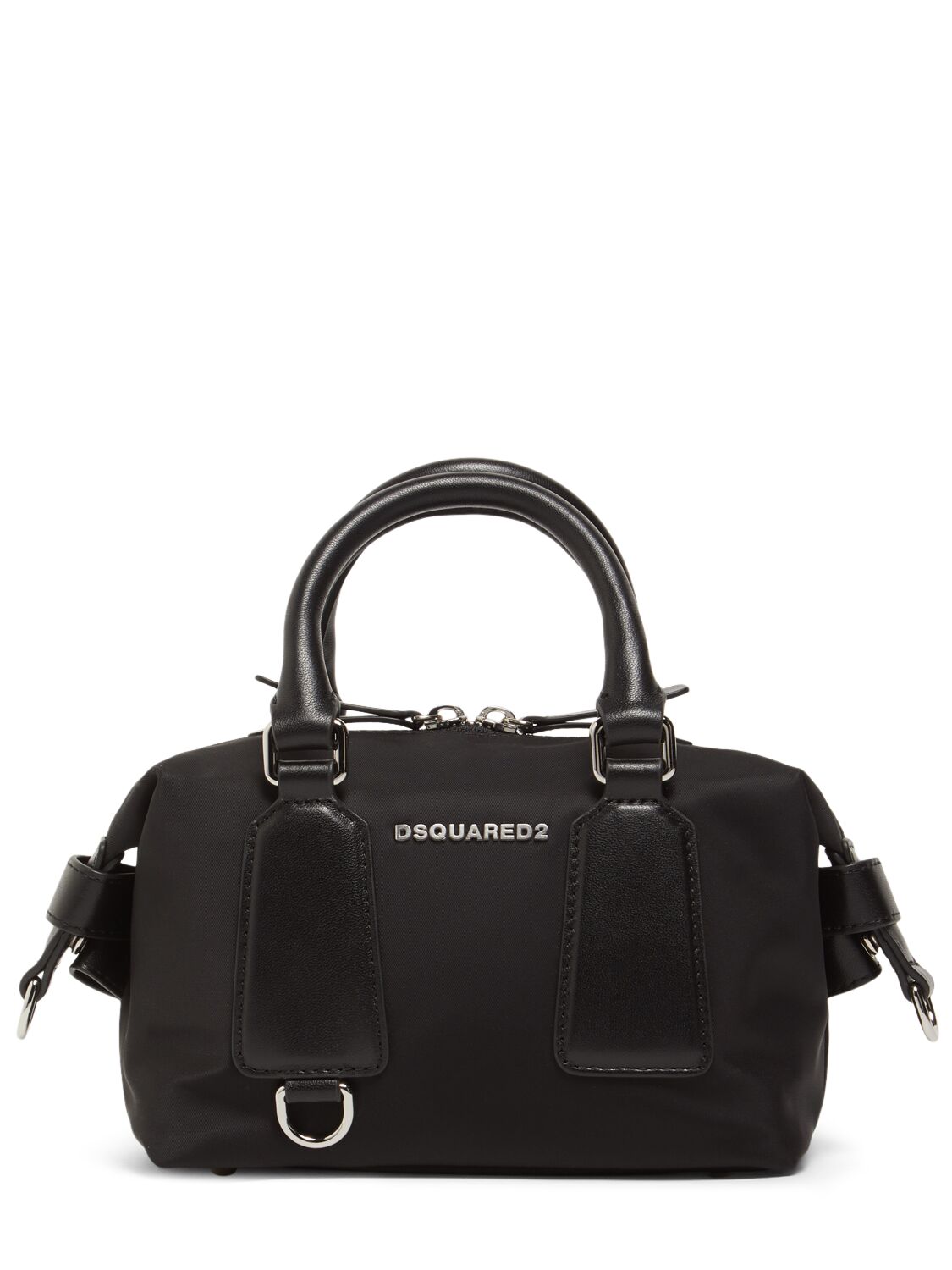 Dsquared2 Small Urban Nylon Top Handle Bag In Black