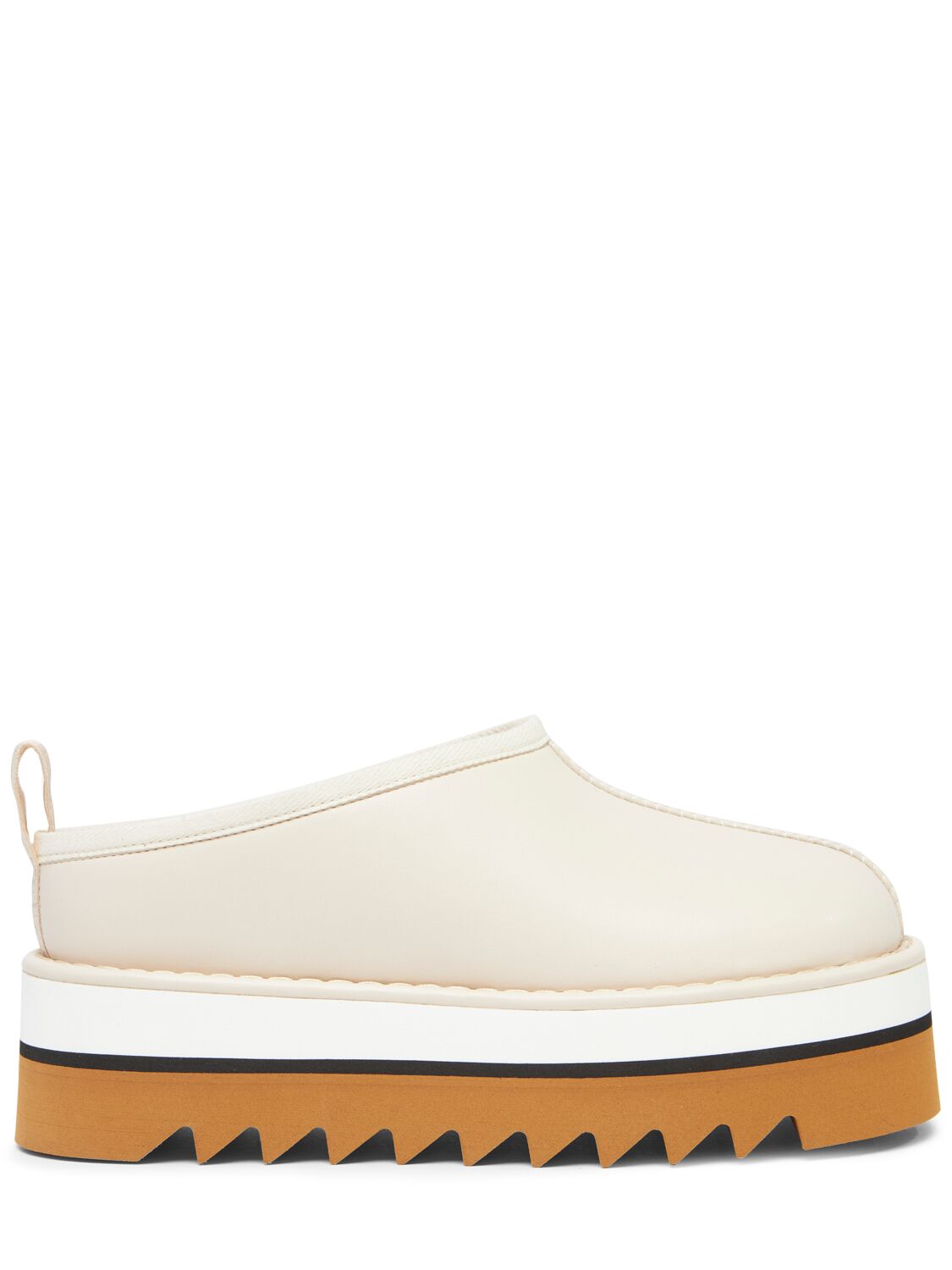 Shop Stella Mccartney 50mm Sneakelyse Wedges In Beige