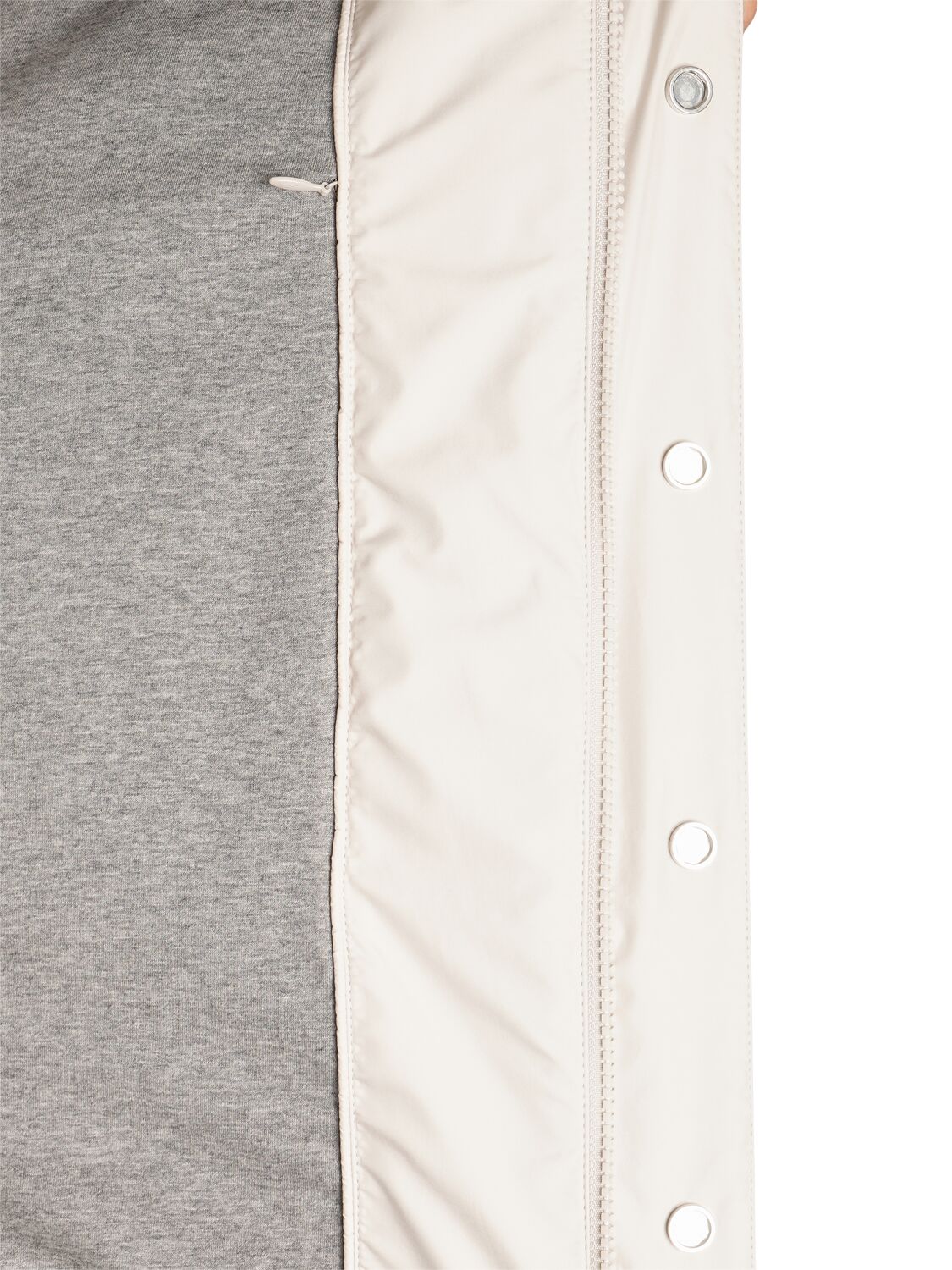 Shop Moncler Piz Tech Shirt Jacket In White