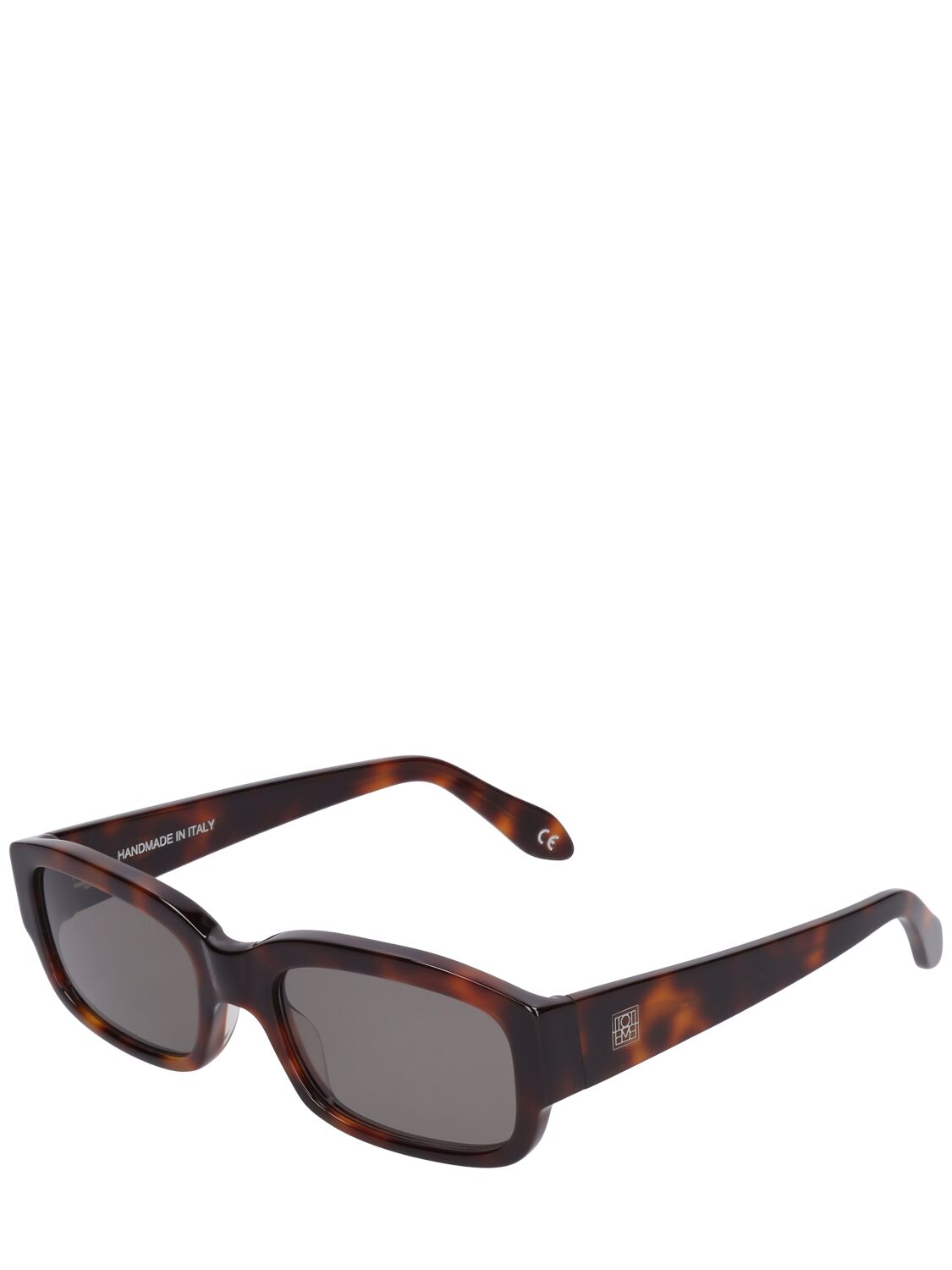 Shop Totême The Regulars Acetate Sunglasses In Havana,grey