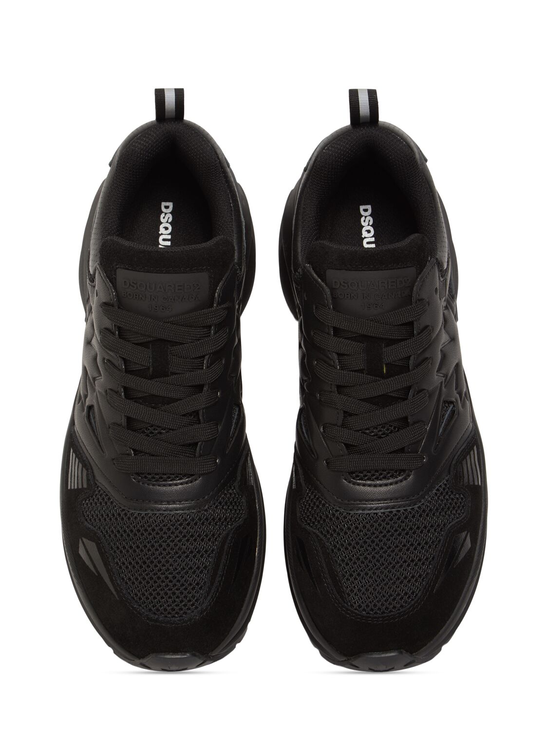 Shop Dsquared2 Dash Low Top Sneakers In Ner Nero