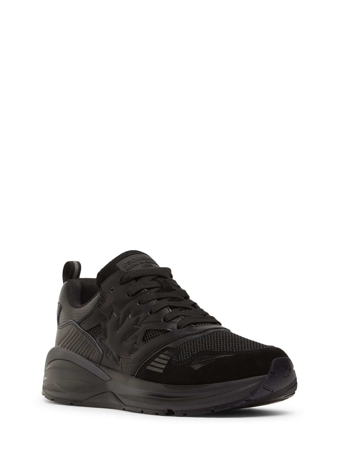 Shop Dsquared2 Dash Low Top Sneakers In Ner Nero