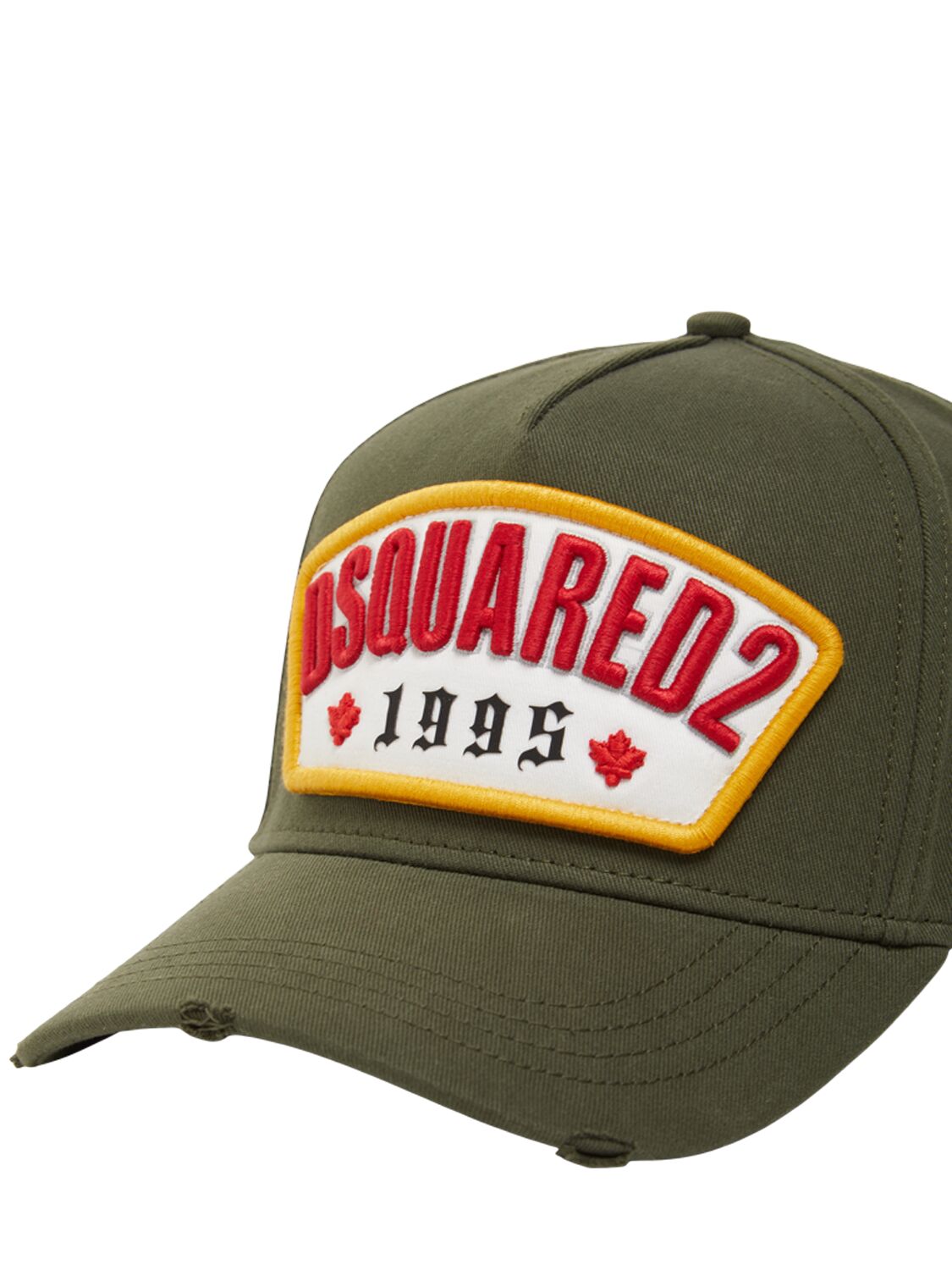 Shop Dsquared2 1995 Cotton Baseball Cap In Green