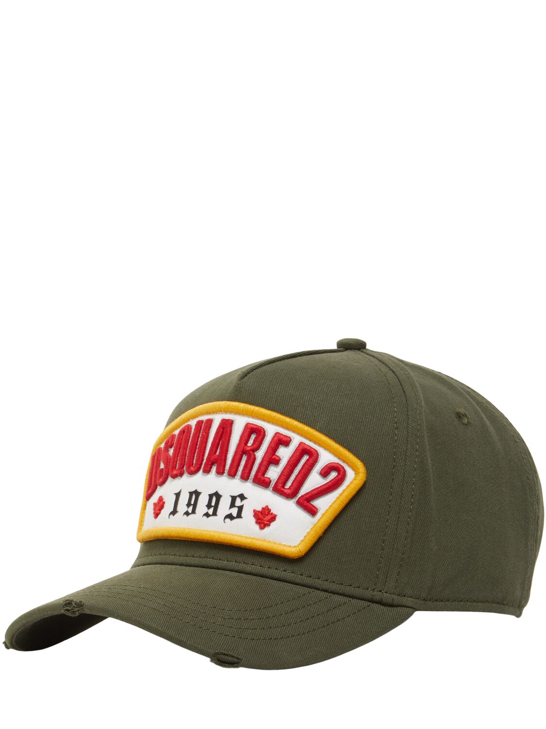 Shop Dsquared2 1995 Cotton Baseball Cap In Green