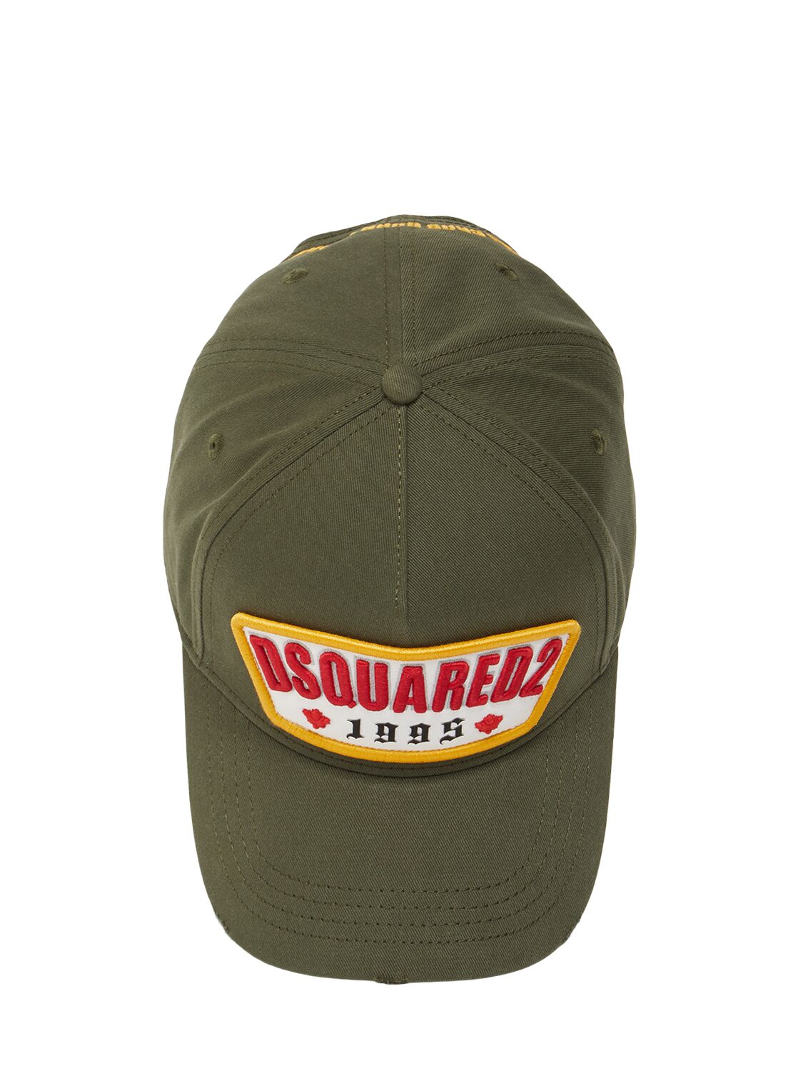 Shop Dsquared2 1995 Cotton Baseball Cap In Green