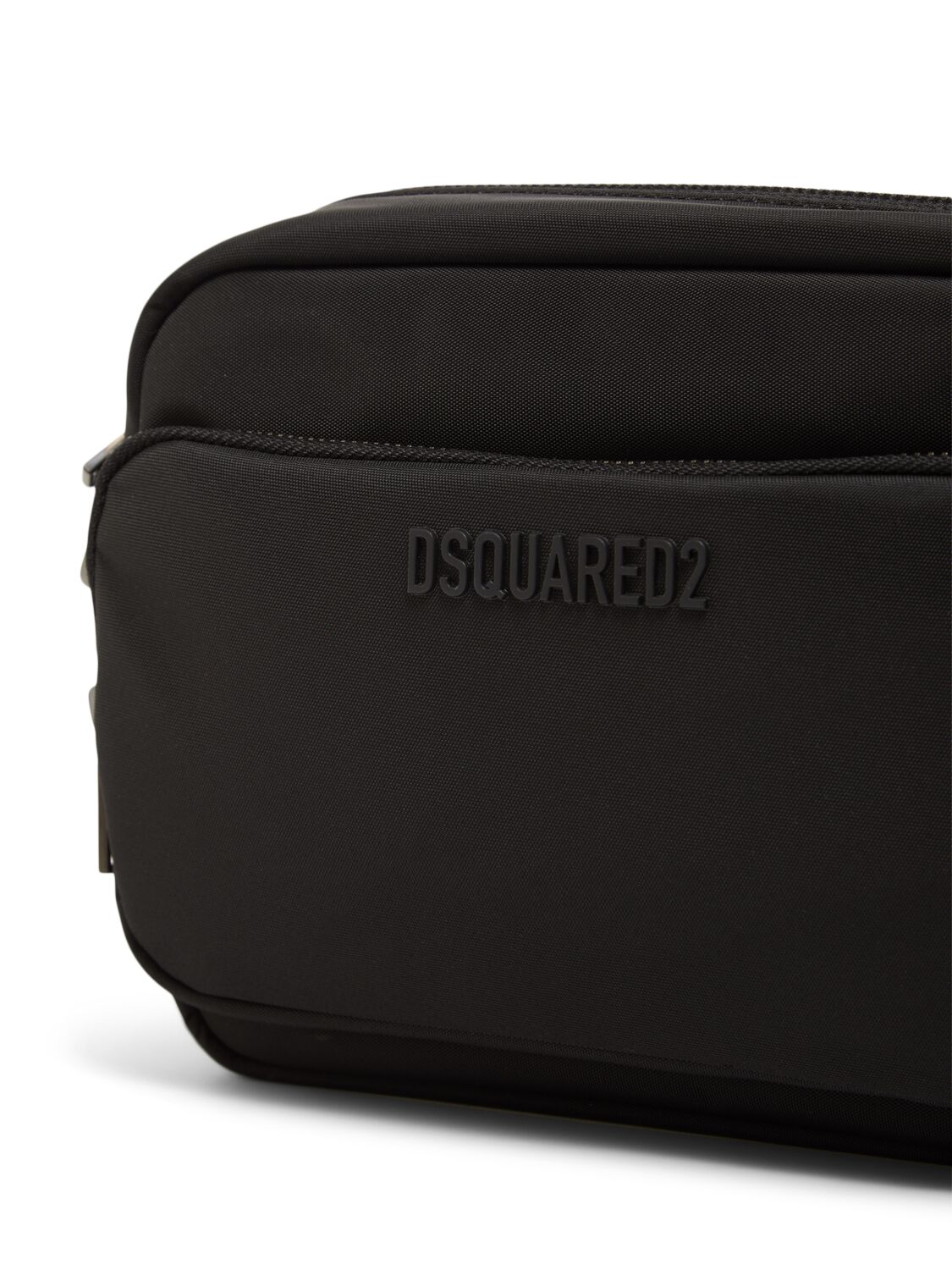 Shop Dsquared2 Logo Cordura Crossbody Bag In Black