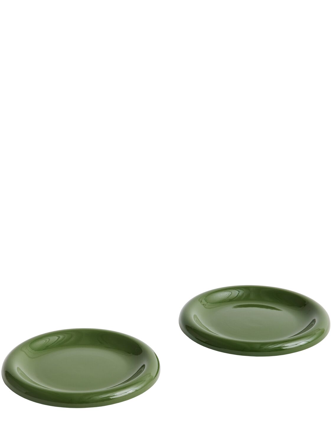 Shop Hay Set Of 2 Barro Plates In Green