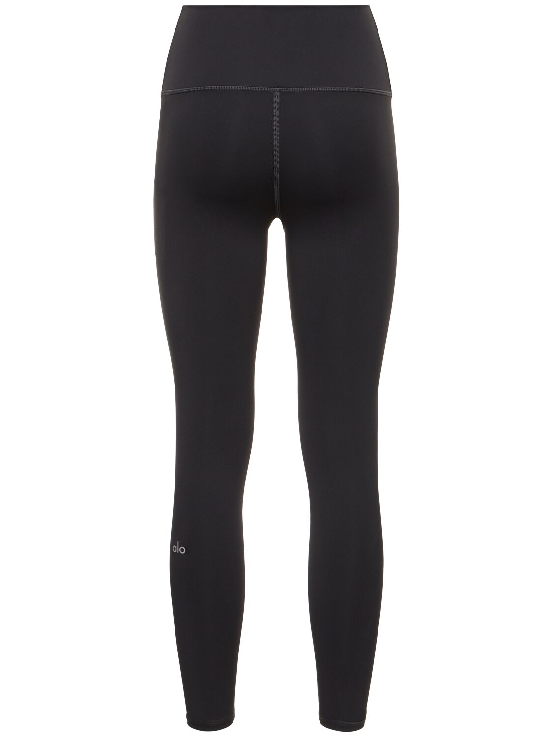 Shop Alo Yoga Airlift 7/8 Stretch Tech Leggings In Dark Grey