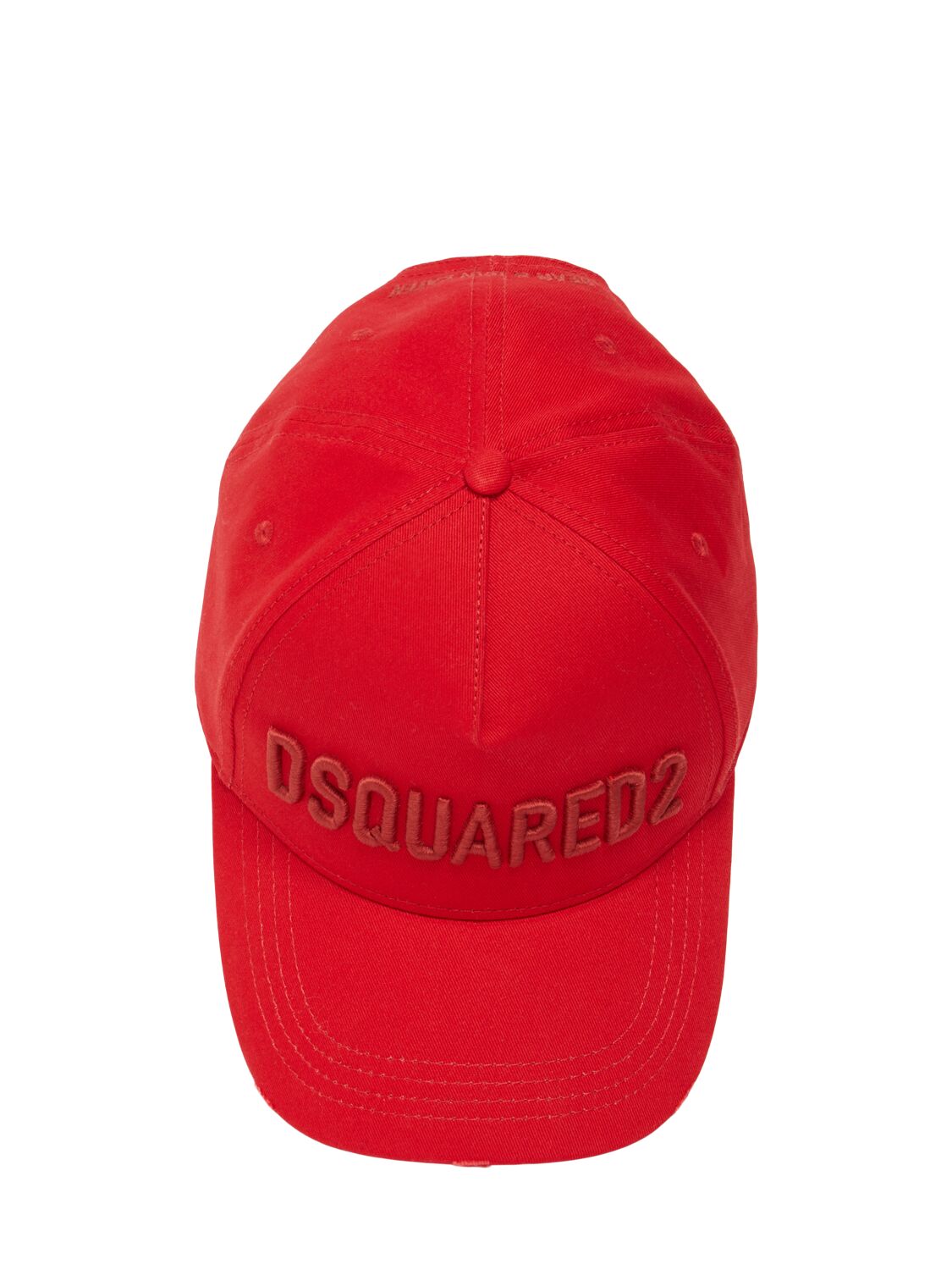 Shop Dsquared2 Technicolor Cotton Baseball Cap In Rosso