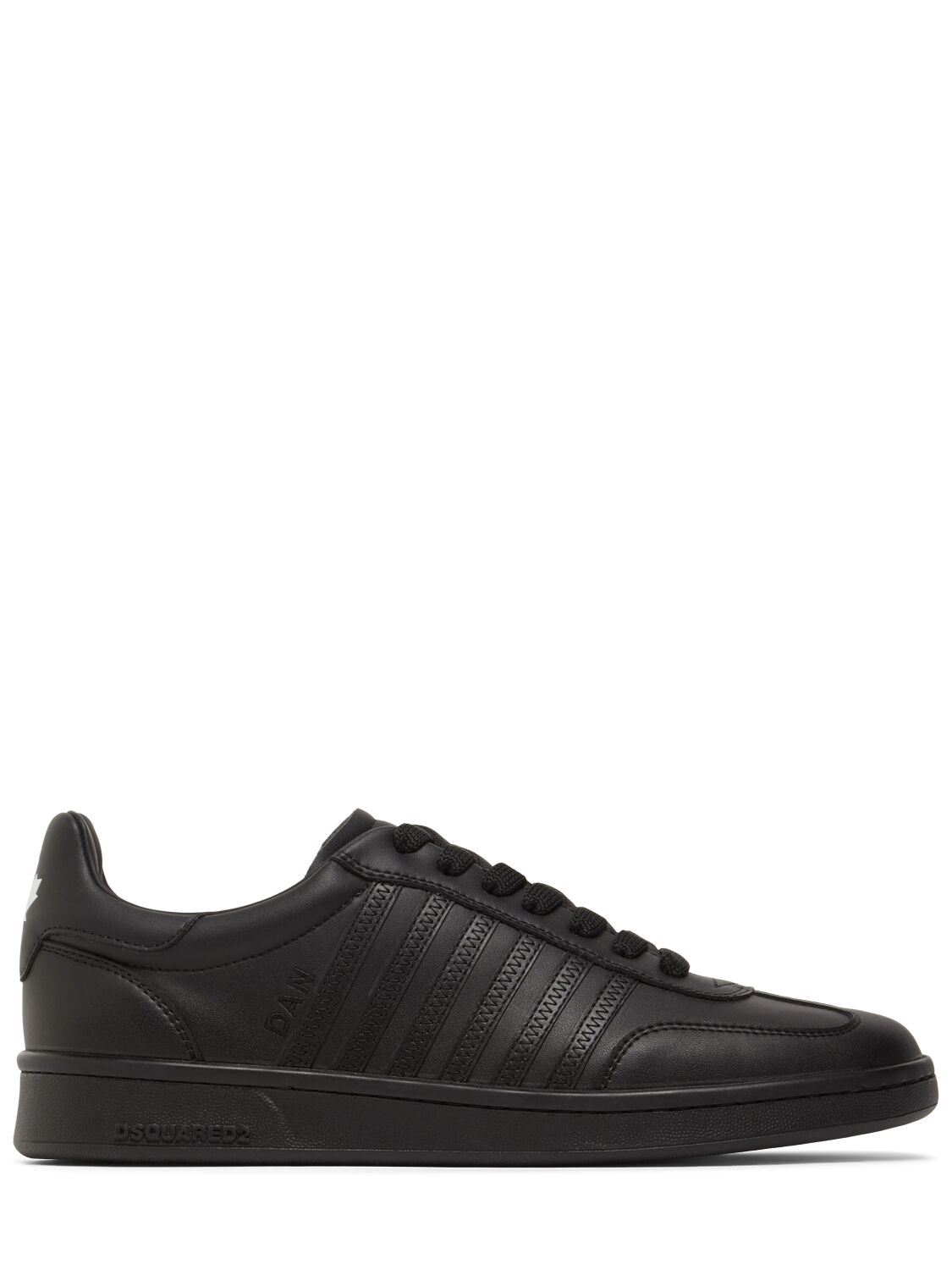 Dsquared2 Boxer Low Top Sneakers In Black