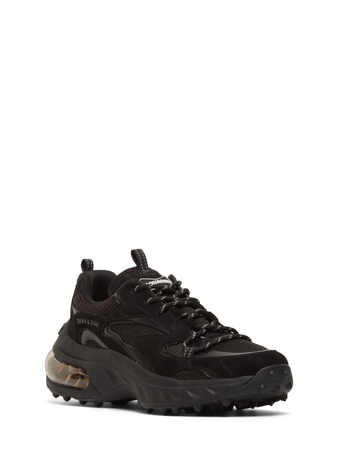 Dsquared2 Bubble Low-top Sneakers In Nero Nero