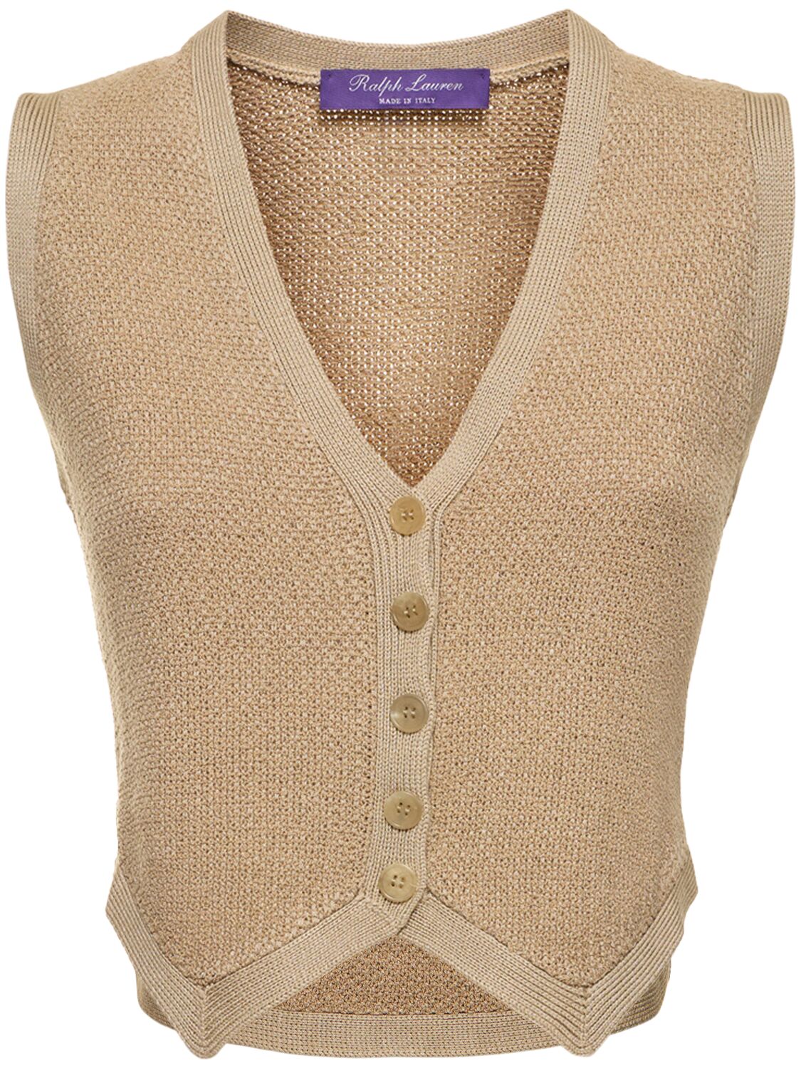 Silk Tweed Vest