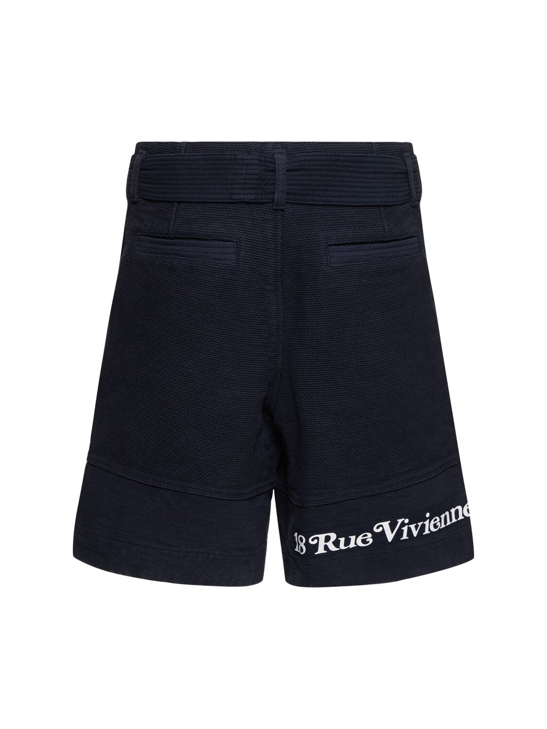 Shop Kenzo By Verdy Woven Cotton Judo Shorts In Blue