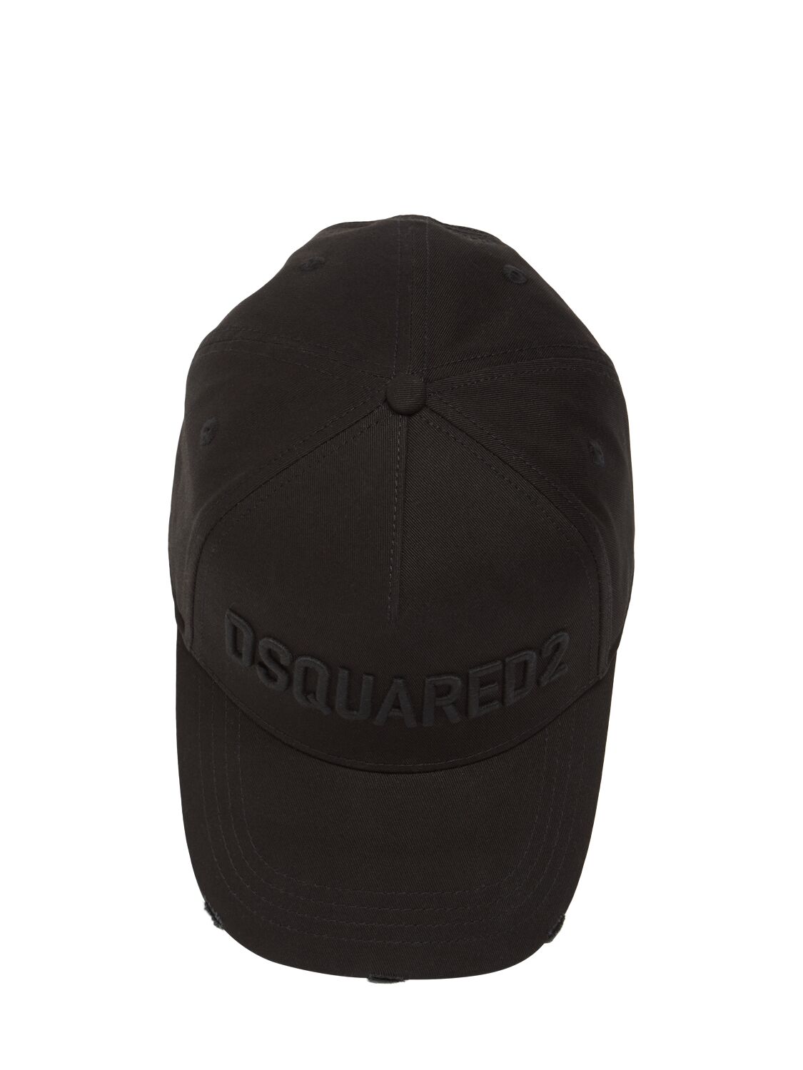 Shop Dsquared2 Technicolor Cotton Baseball Cap In Black