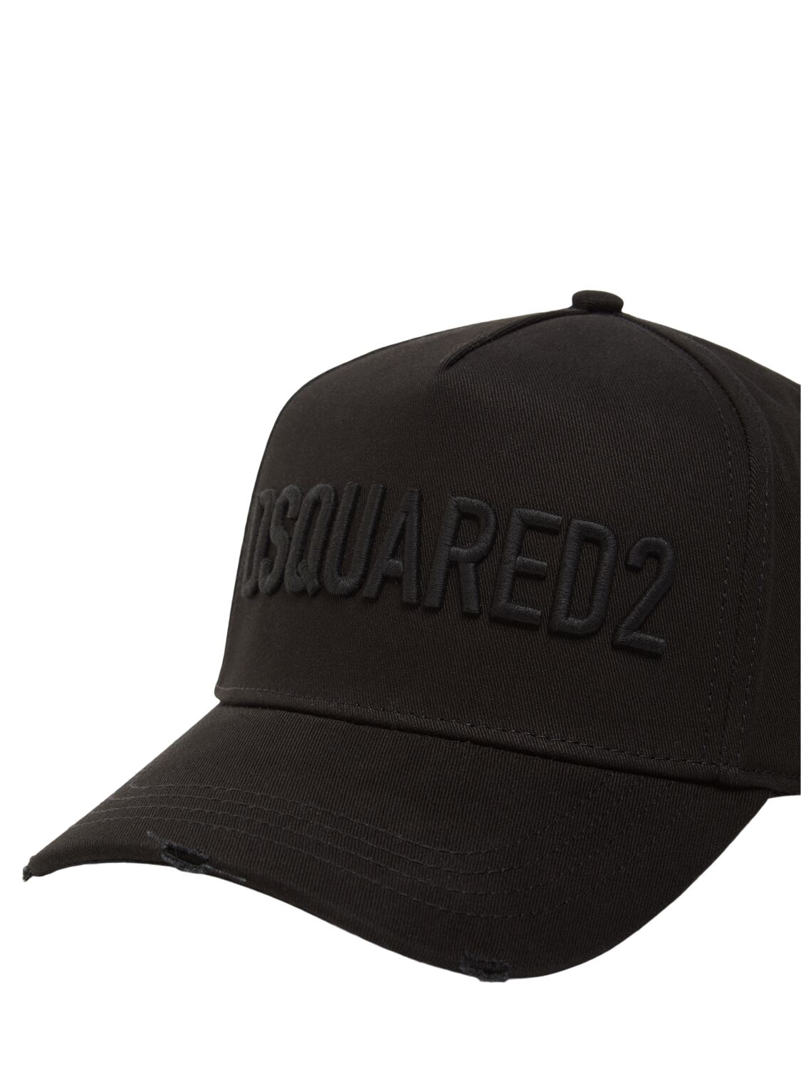 Shop Dsquared2 Technicolor Cotton Baseball Cap In Black