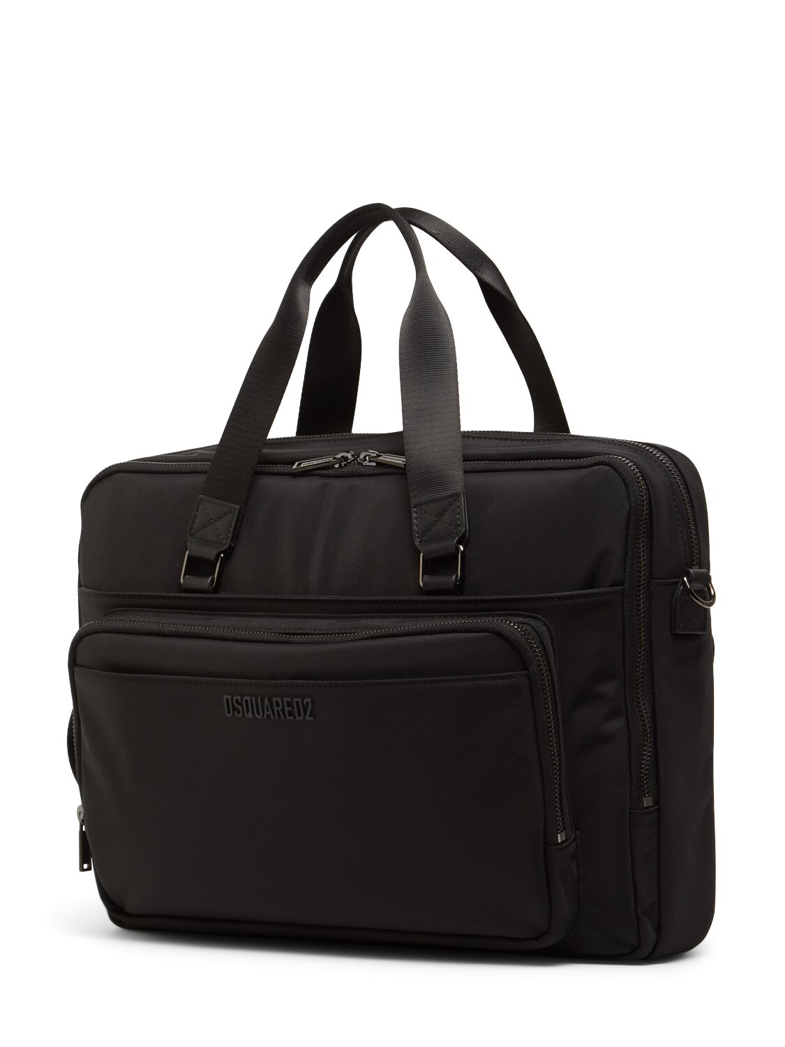 Shop Dsquared2 Urban Cordura Briefcase In Black