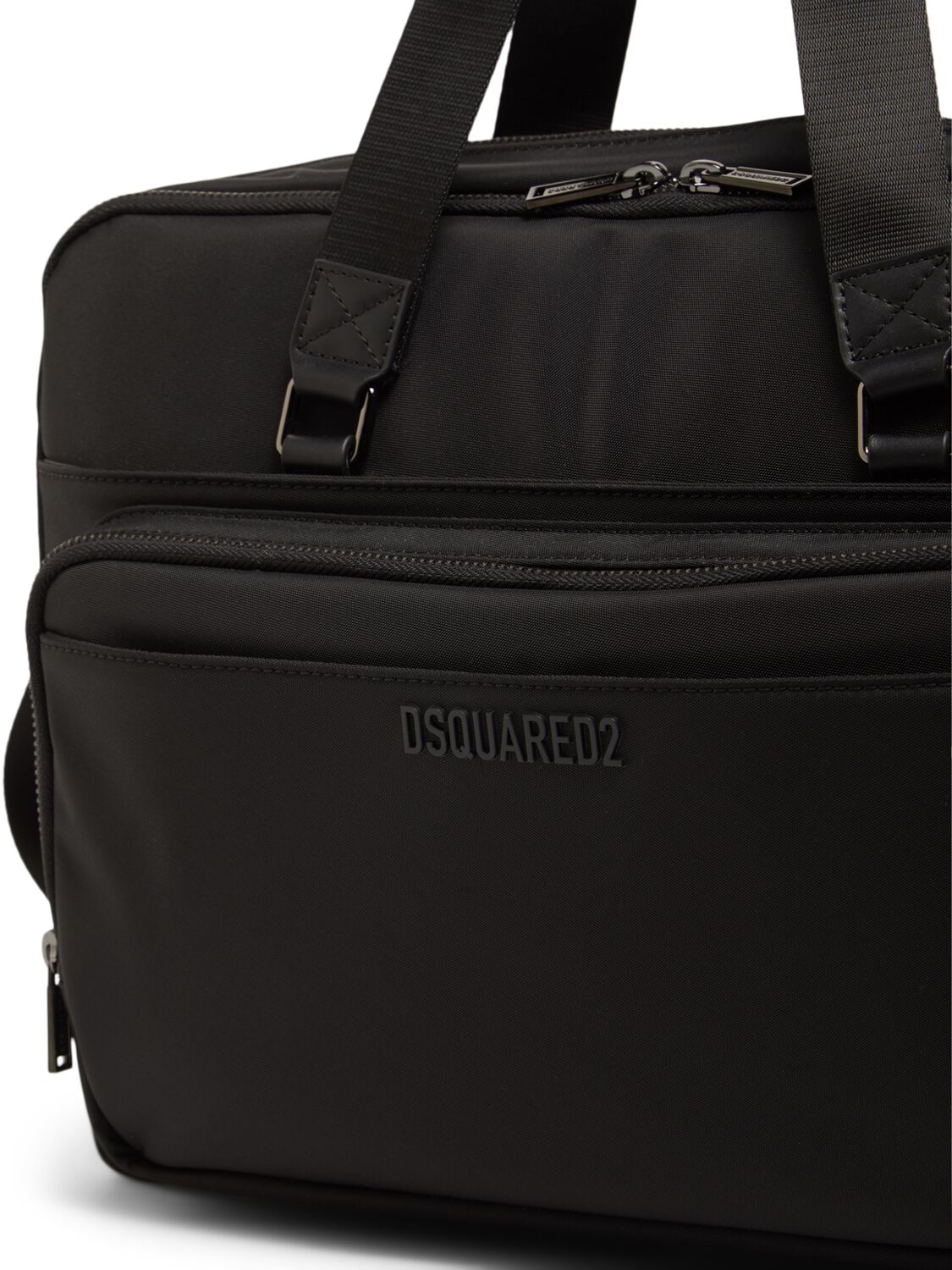 Shop Dsquared2 Urban Cordura Briefcase In Black